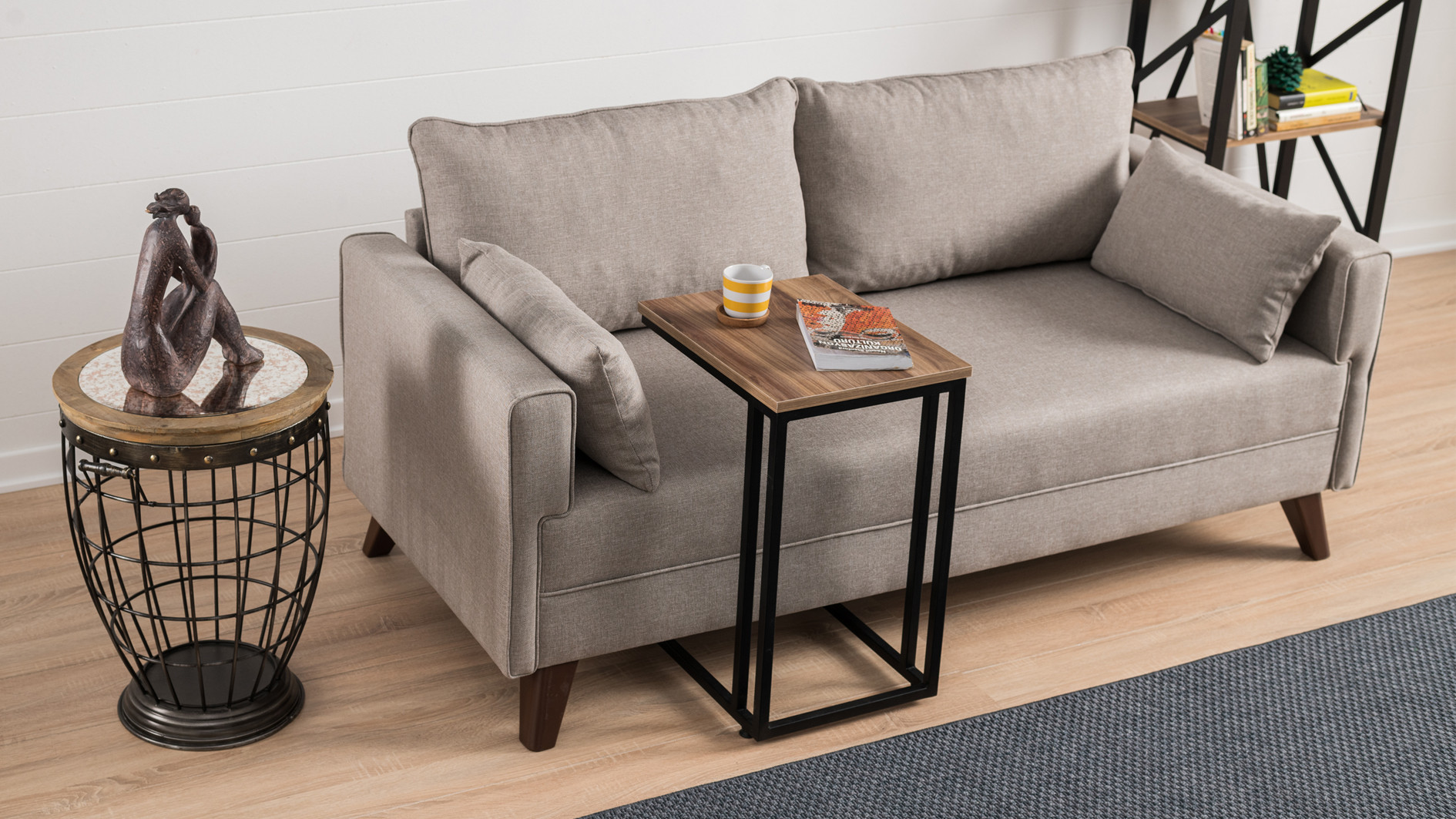 Bella Sofa 2-Sitzer Creme