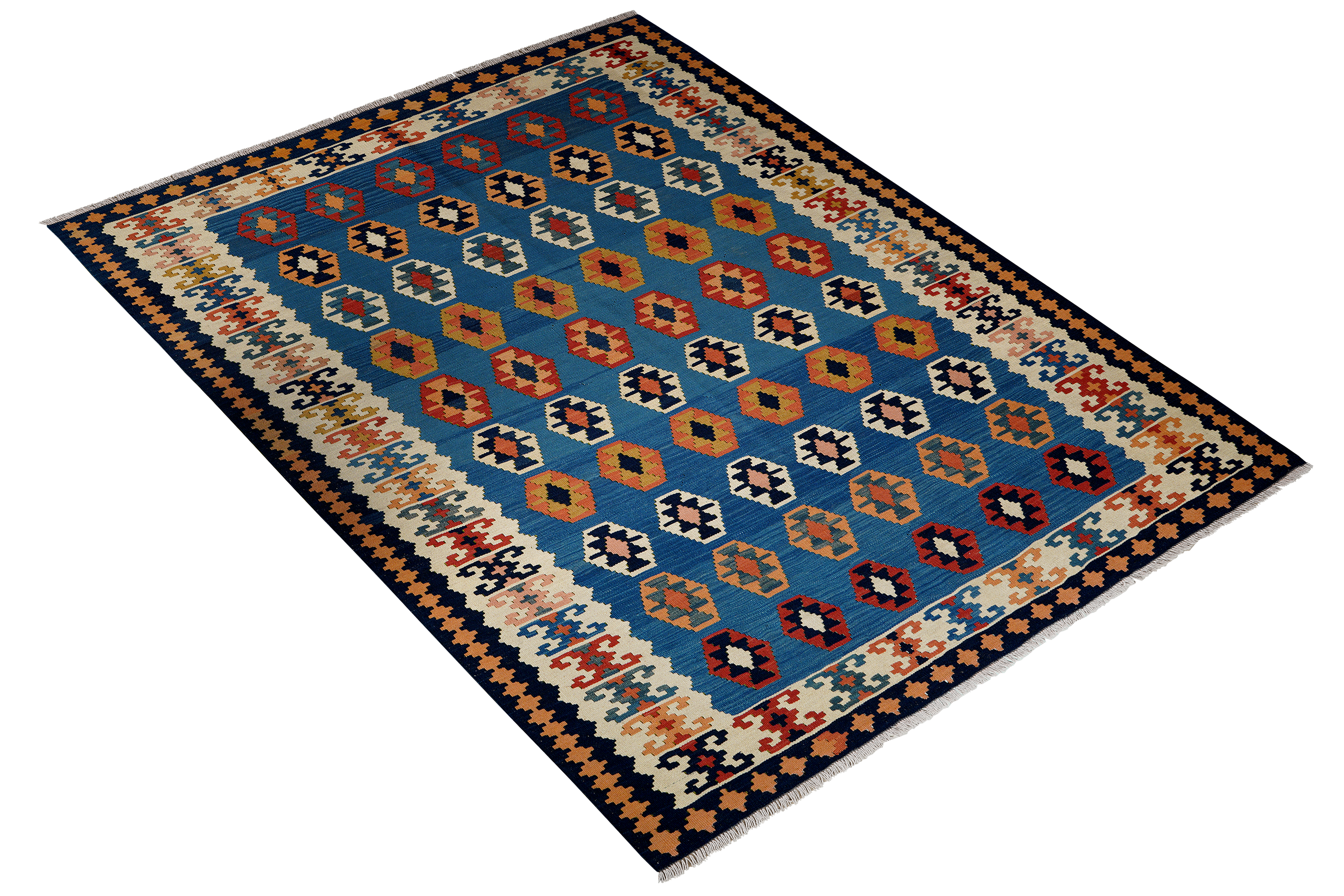Kilim Gashgai Teppich Mehrfarbig