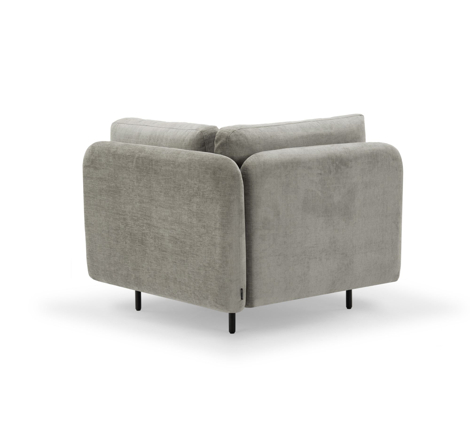 Ellis 1-seater module removable armrest Planet Grey Green