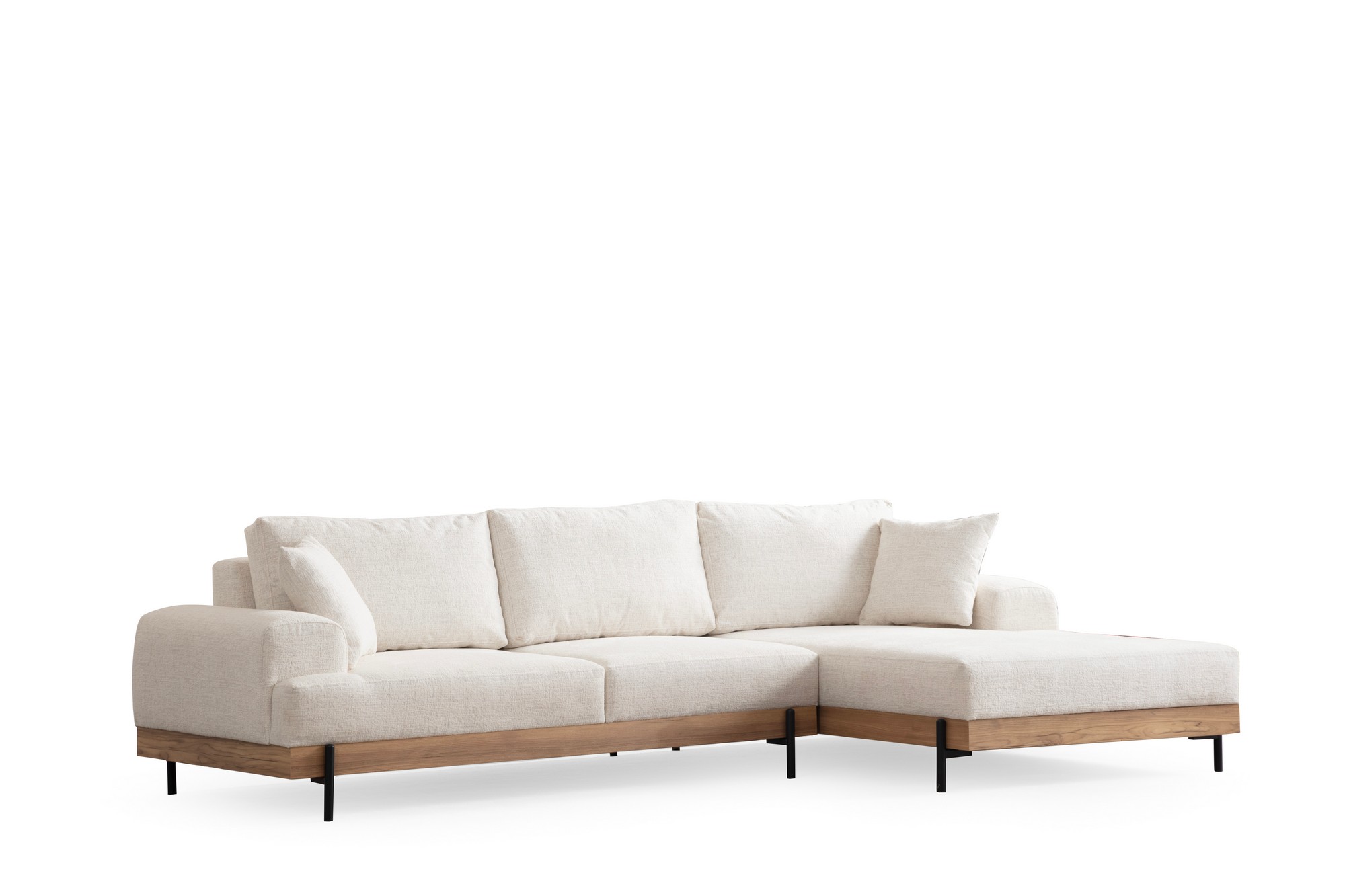 Eti Corner Sofa Right White