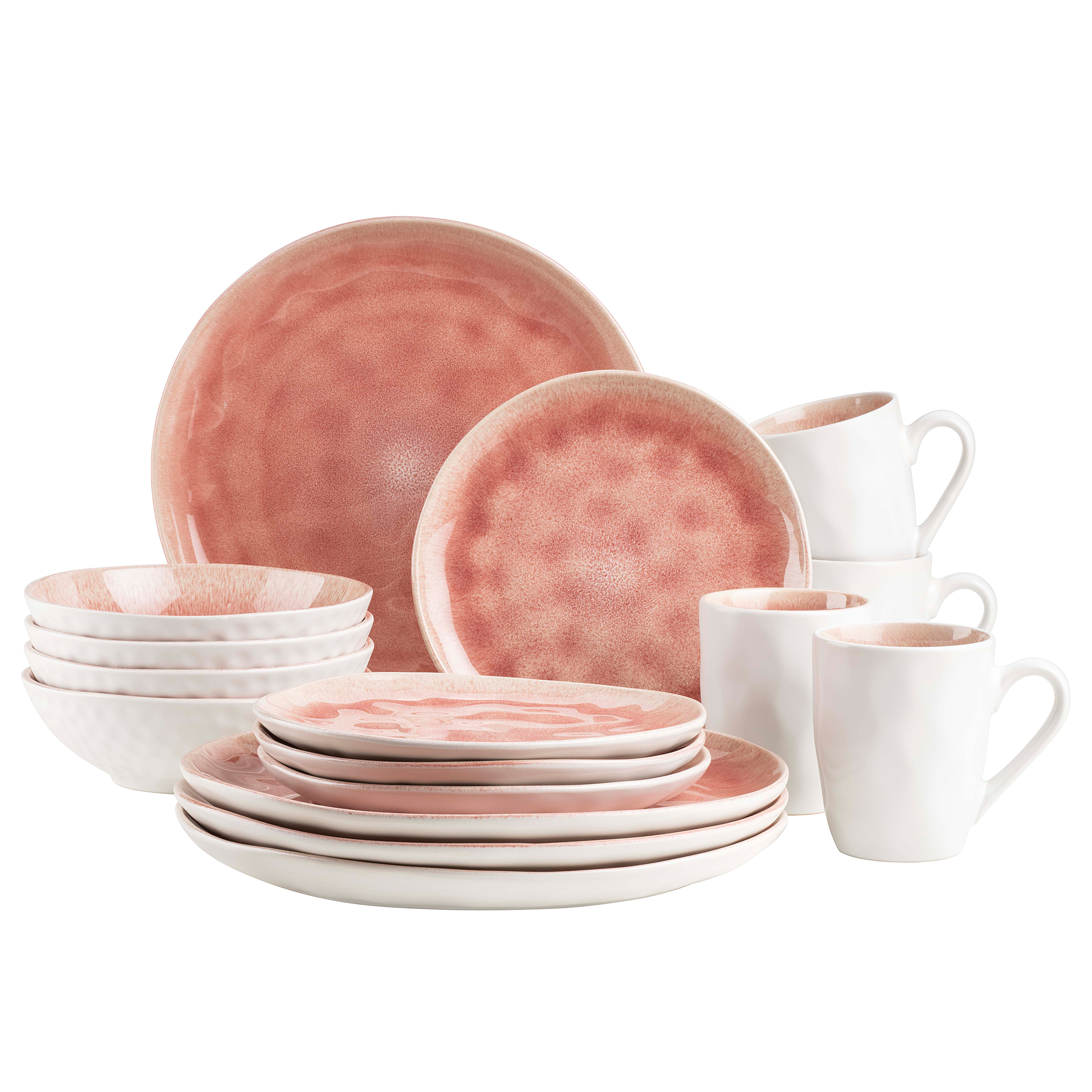 x16 Kombiset Frozen Keramik Pink