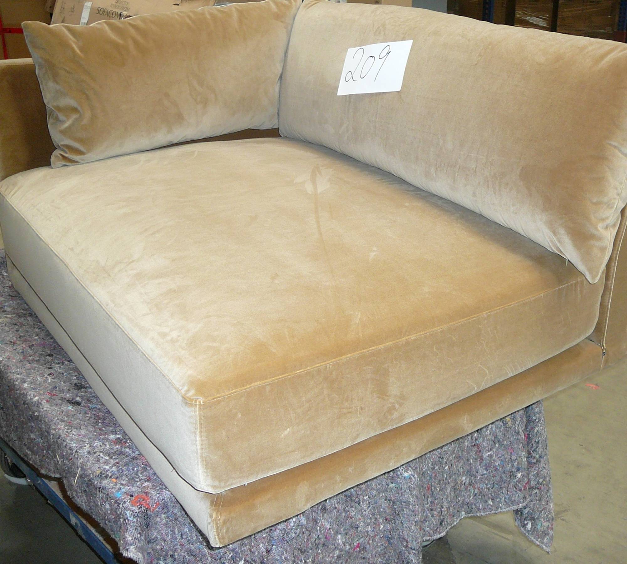 Vincent 1-Sitzer Sofamodul Links Beige