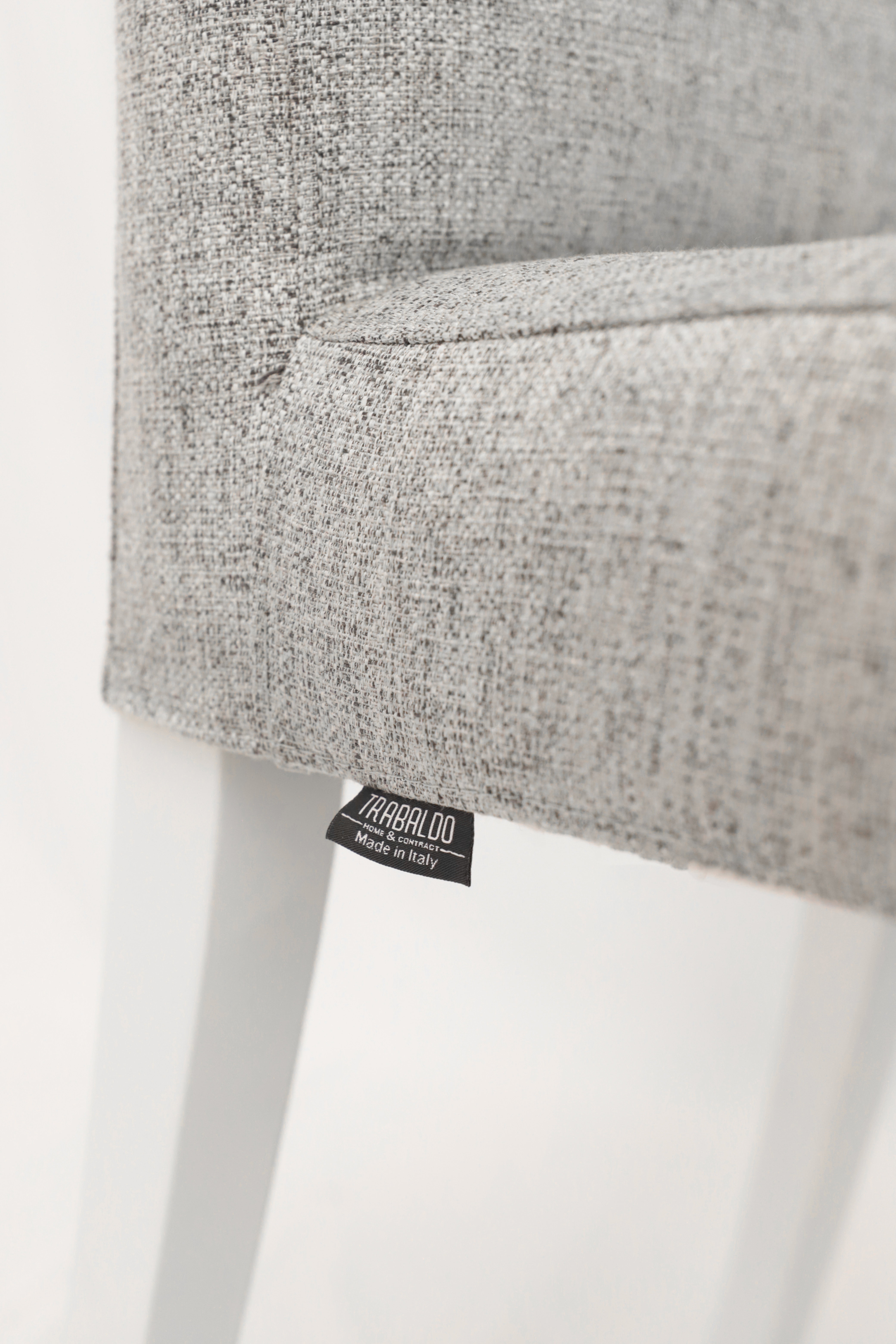 2x Sedia da pranzo Teddy legno grigio