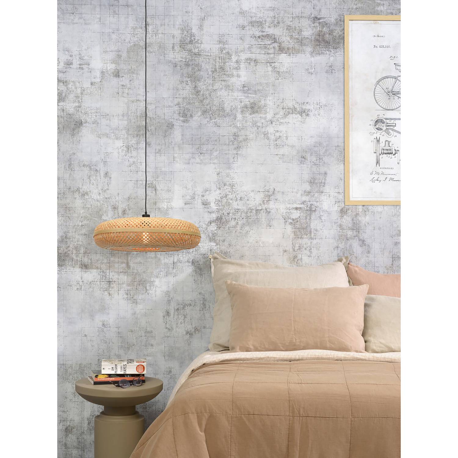 Palawan Pendelleuchte Bambus Eisen 1-flammig 60cm