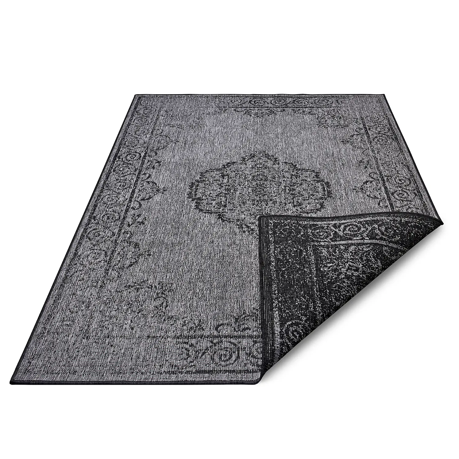 Cebu Outdoor-Teppich Silber Grau