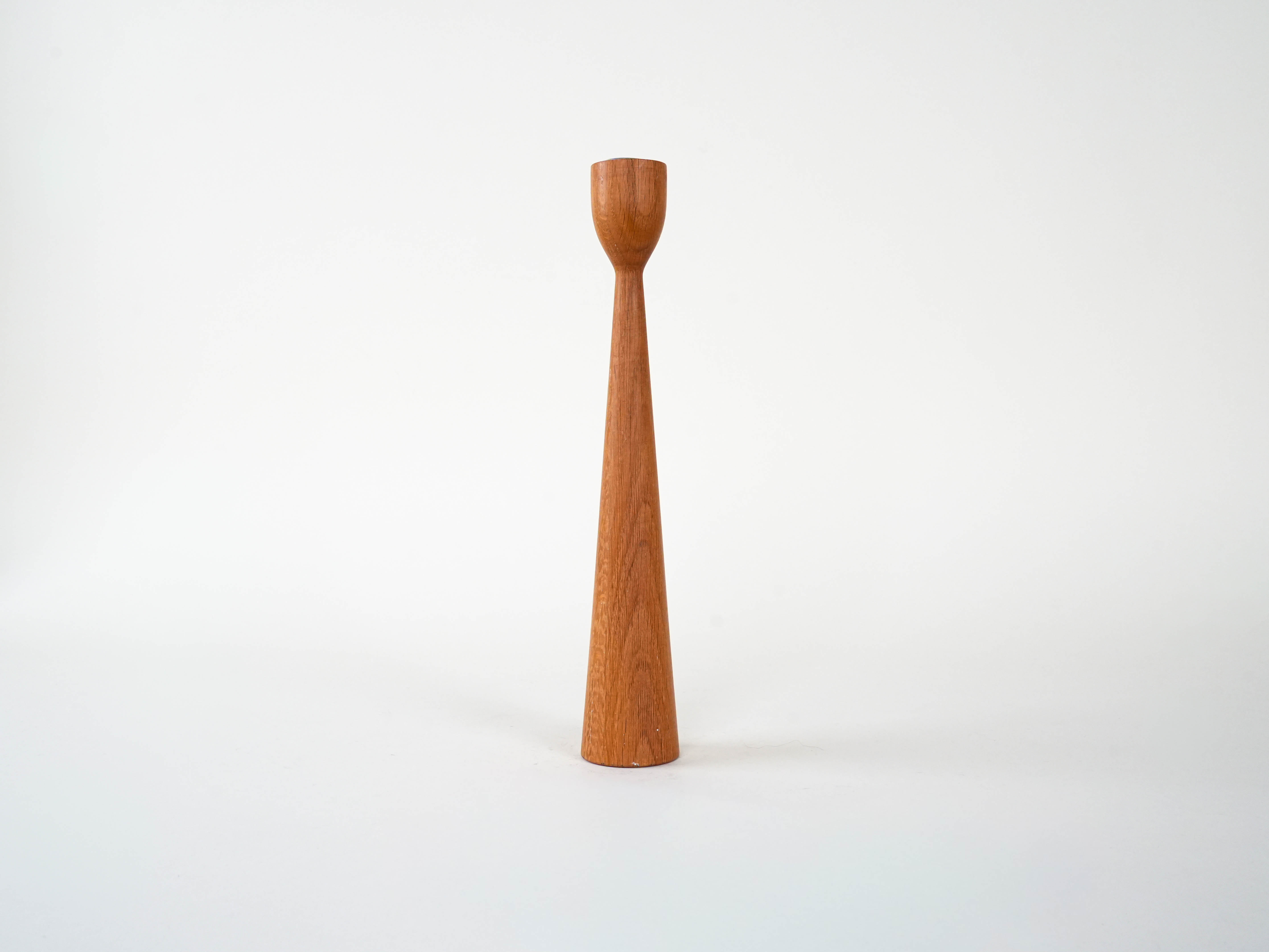 Teak Candlestick 1960s