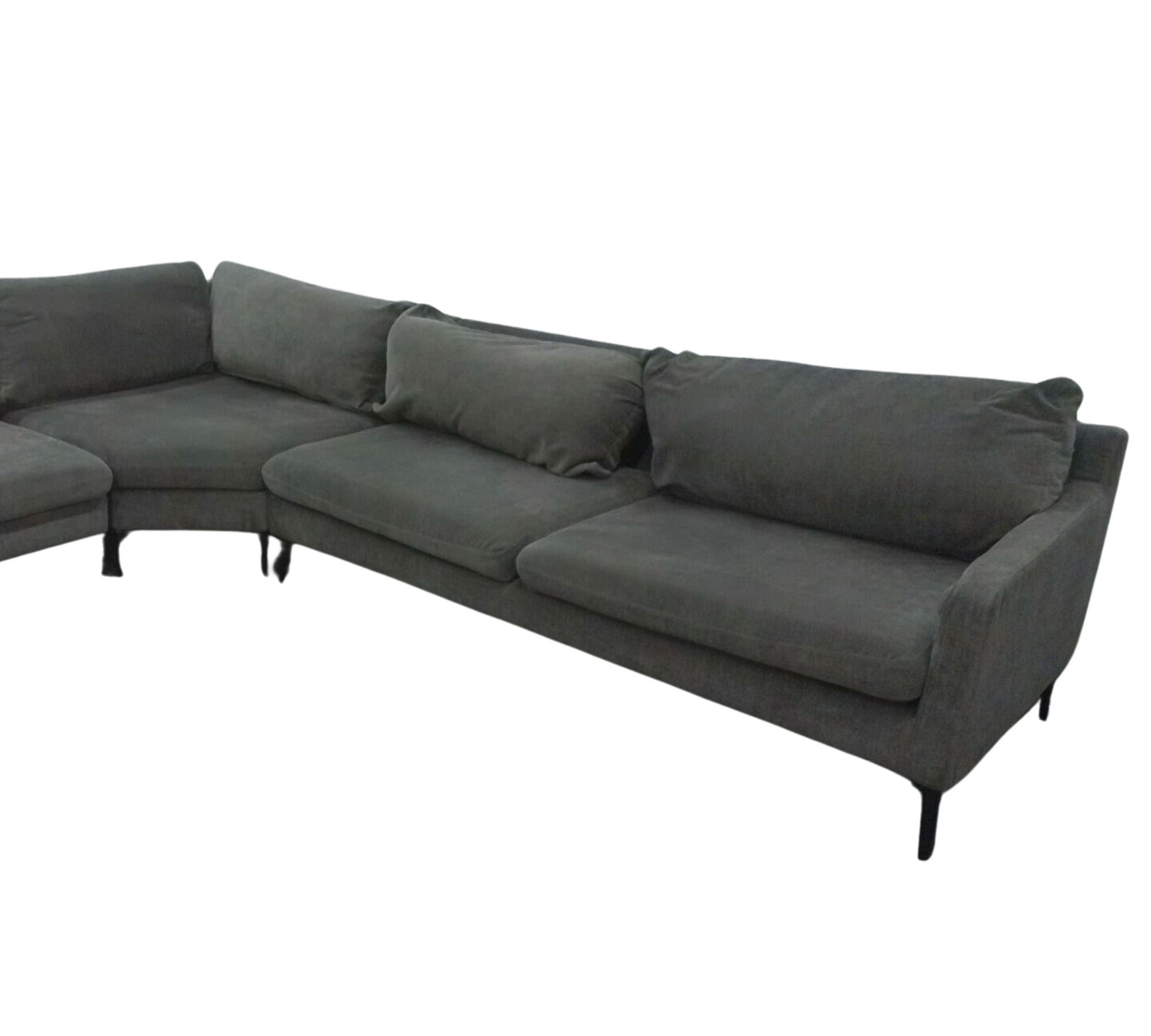 Astha Sofa Récamiere Links Danny Steel Grey