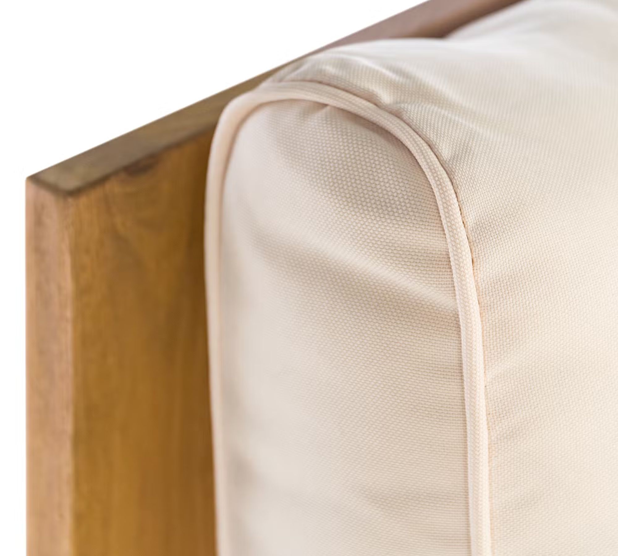 Mavre Loungeecke Akazienholz Textil Beige