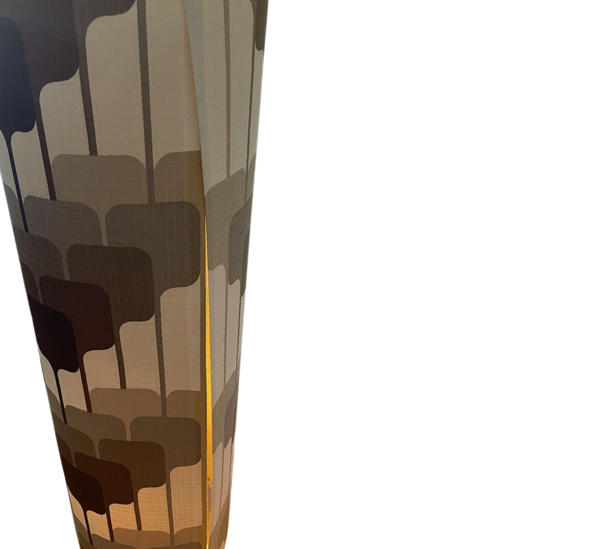 Vintage Stehleuchte Glas