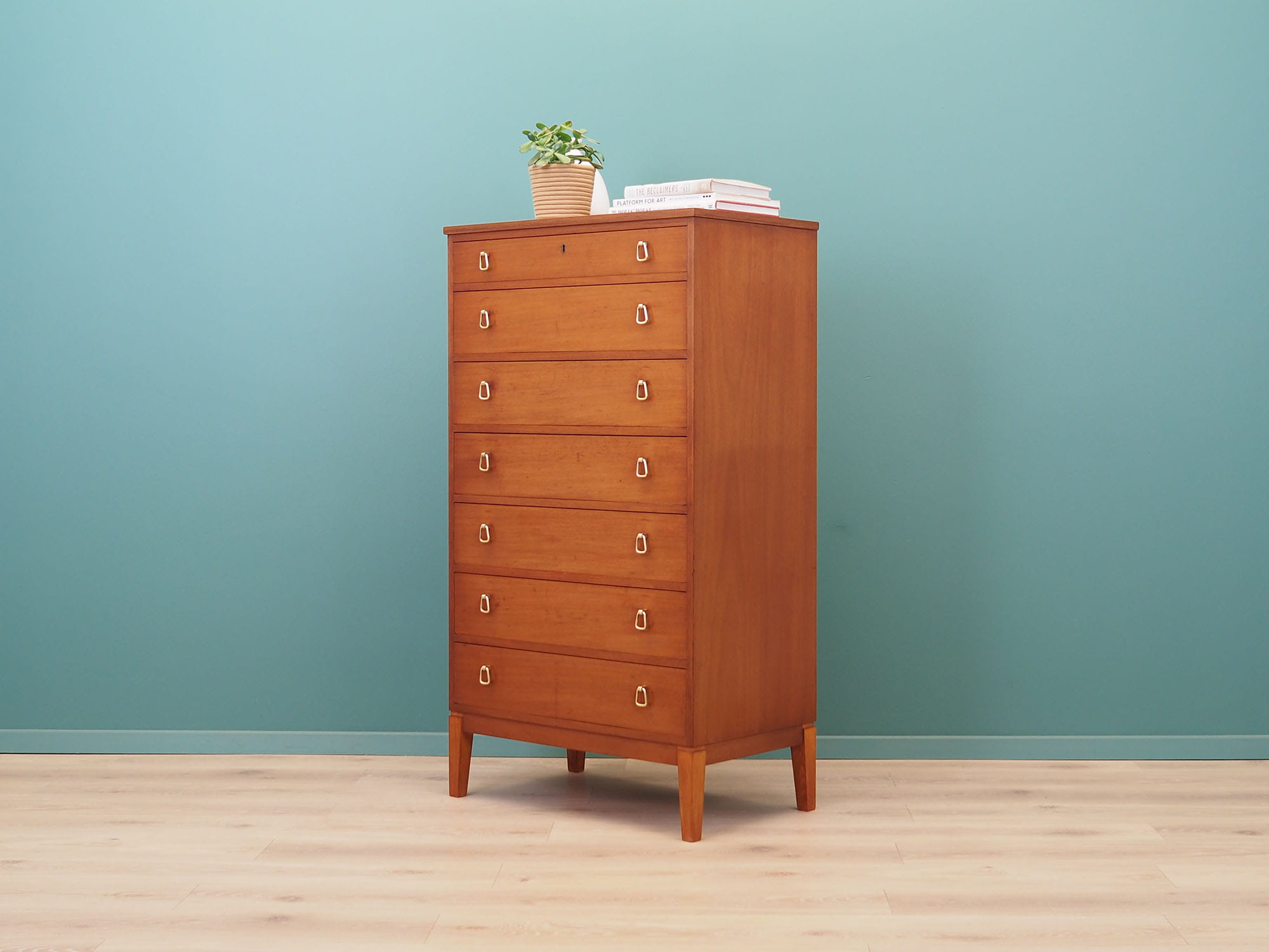 Vintage chest of drawers Mahogany Brown 1970s