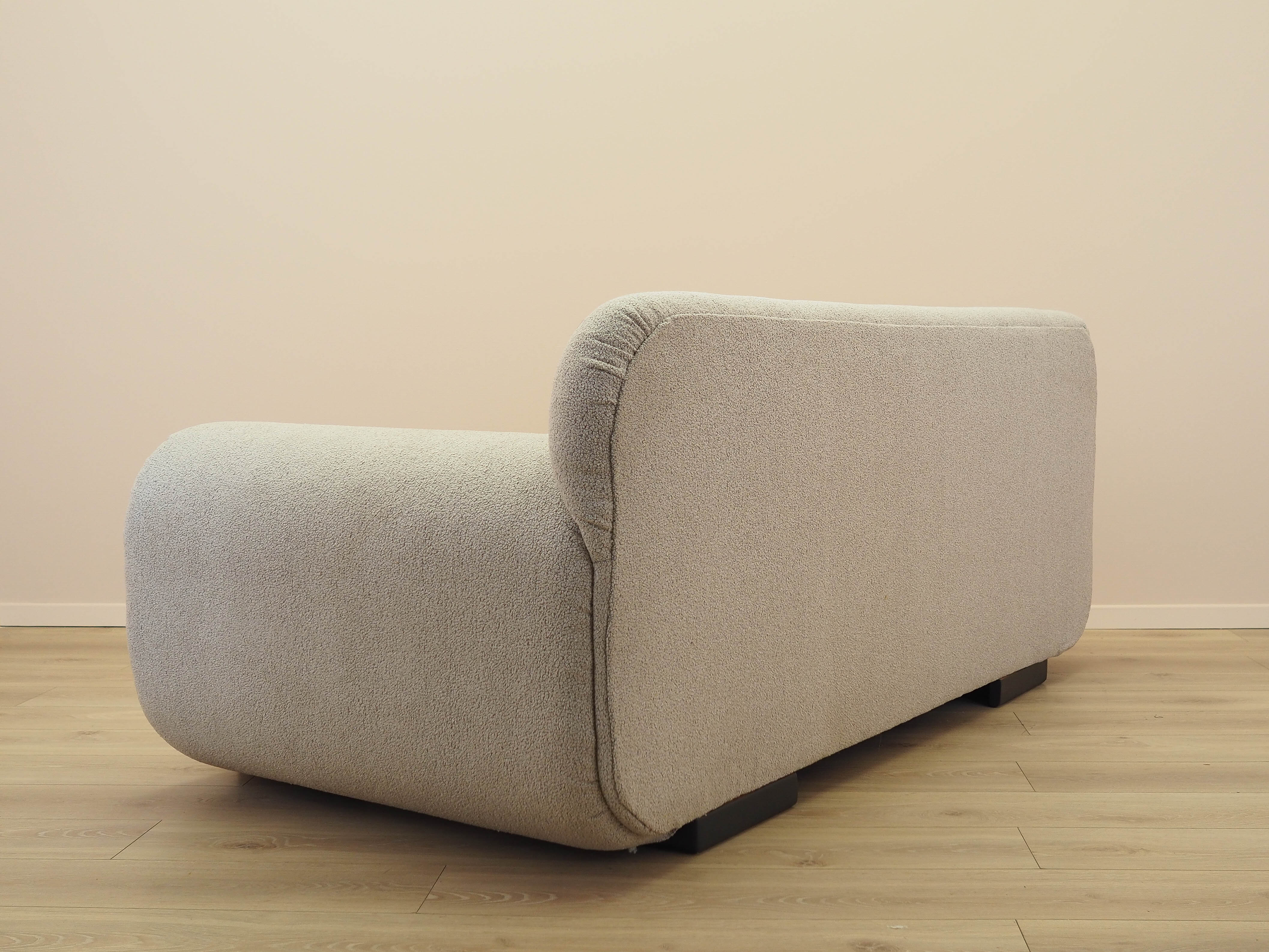 Sofa Zweisitzer Beige 1970er Jahre