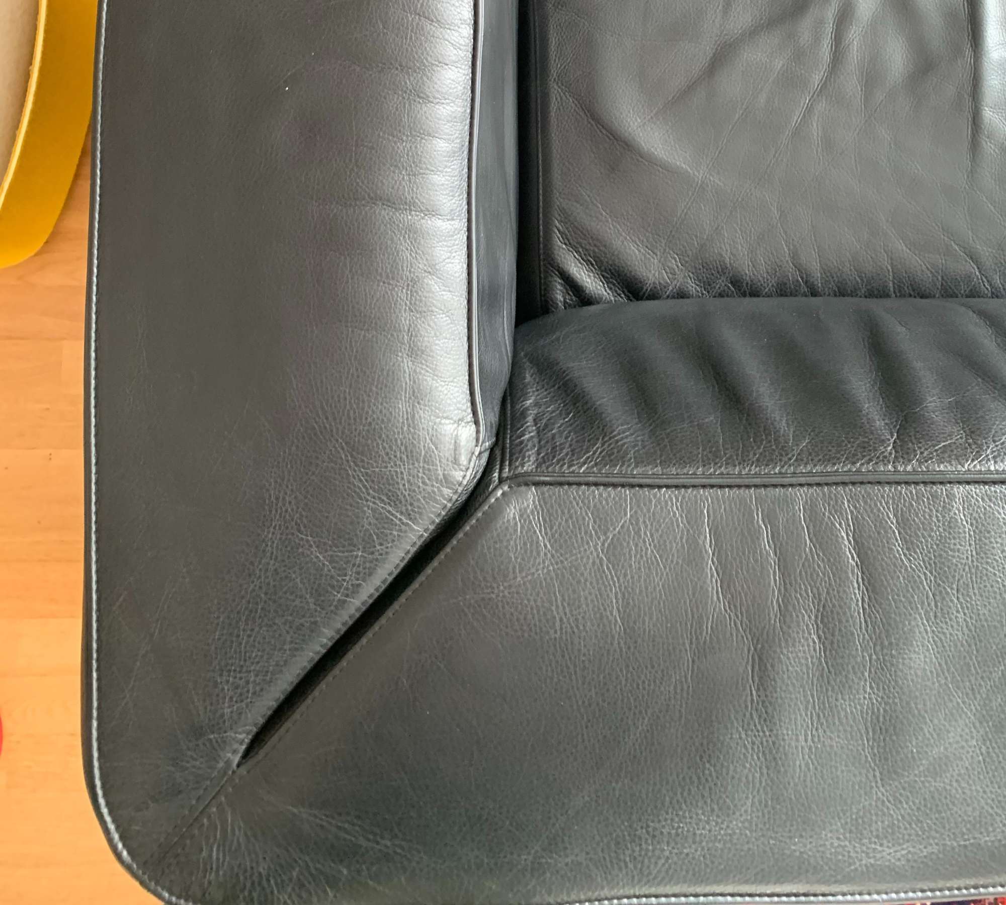 Cassina Ledersofa Schwarz