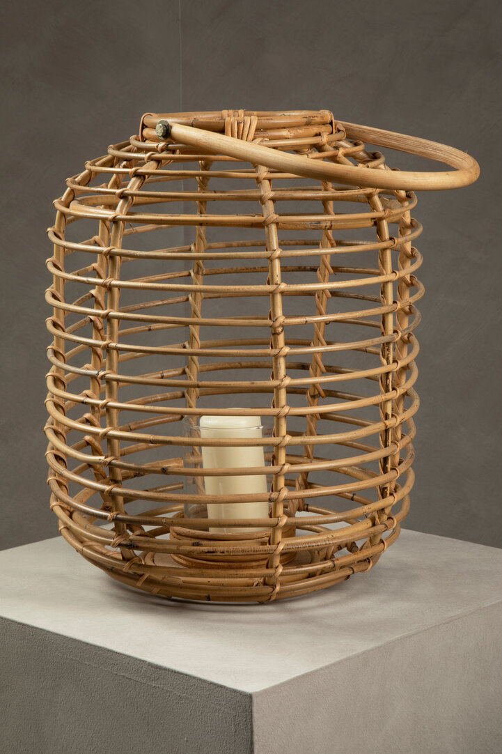 Mataram Rattan Laterne Natur