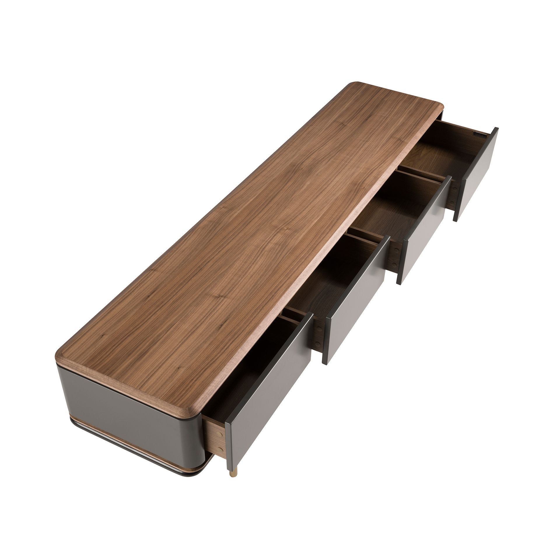 TV-Lowboard Grau