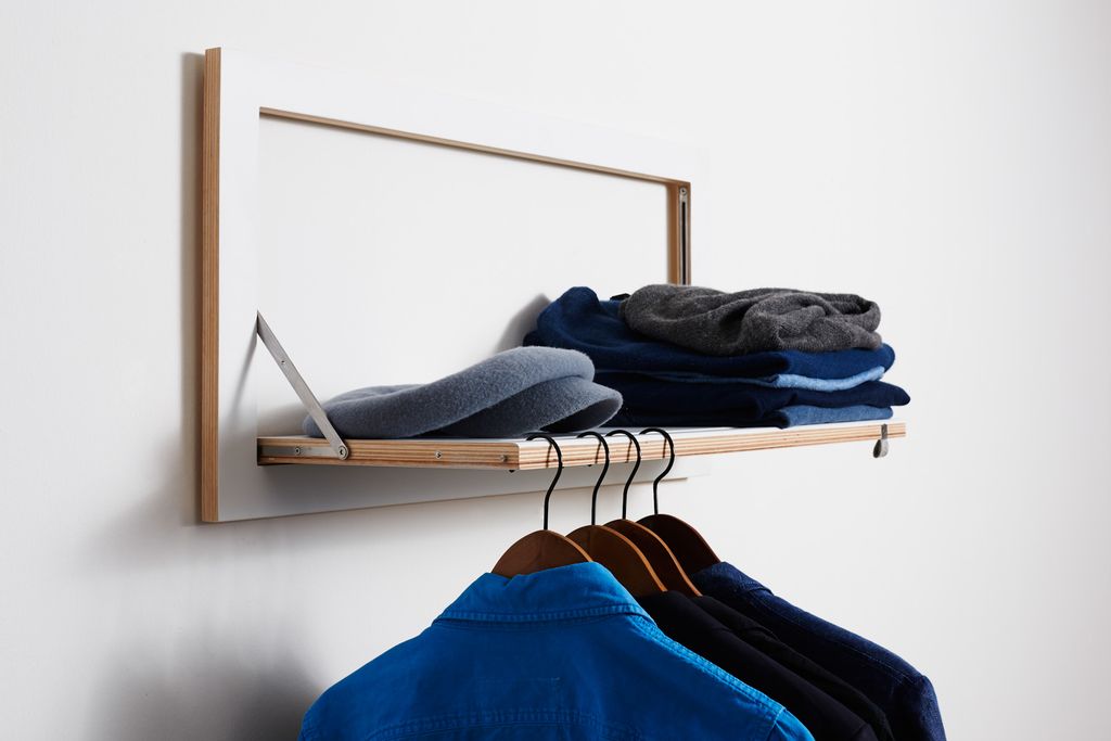 Fläpps Clothes Rail Hängrail Wood Black 80 x 40 cm