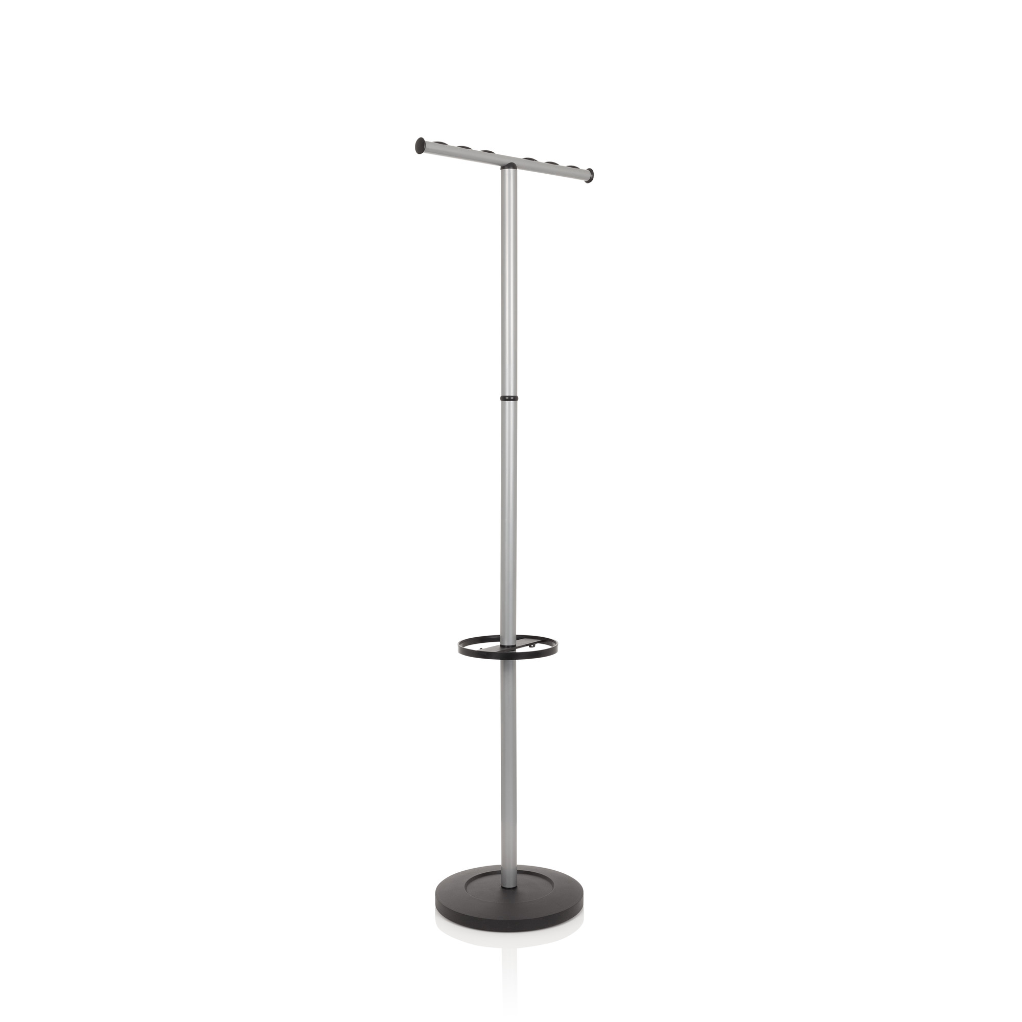 SPACE I Coat rack metal silver