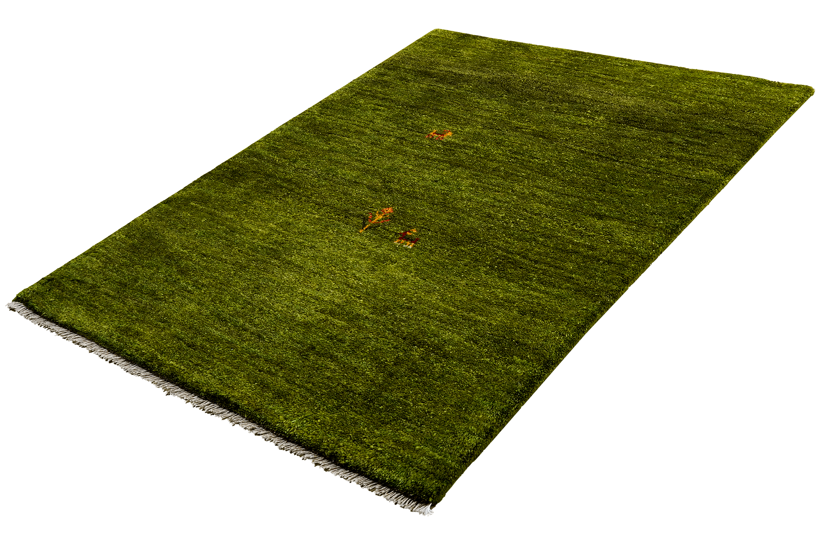 Rizbaf Gabbeh Carpet Wool Green