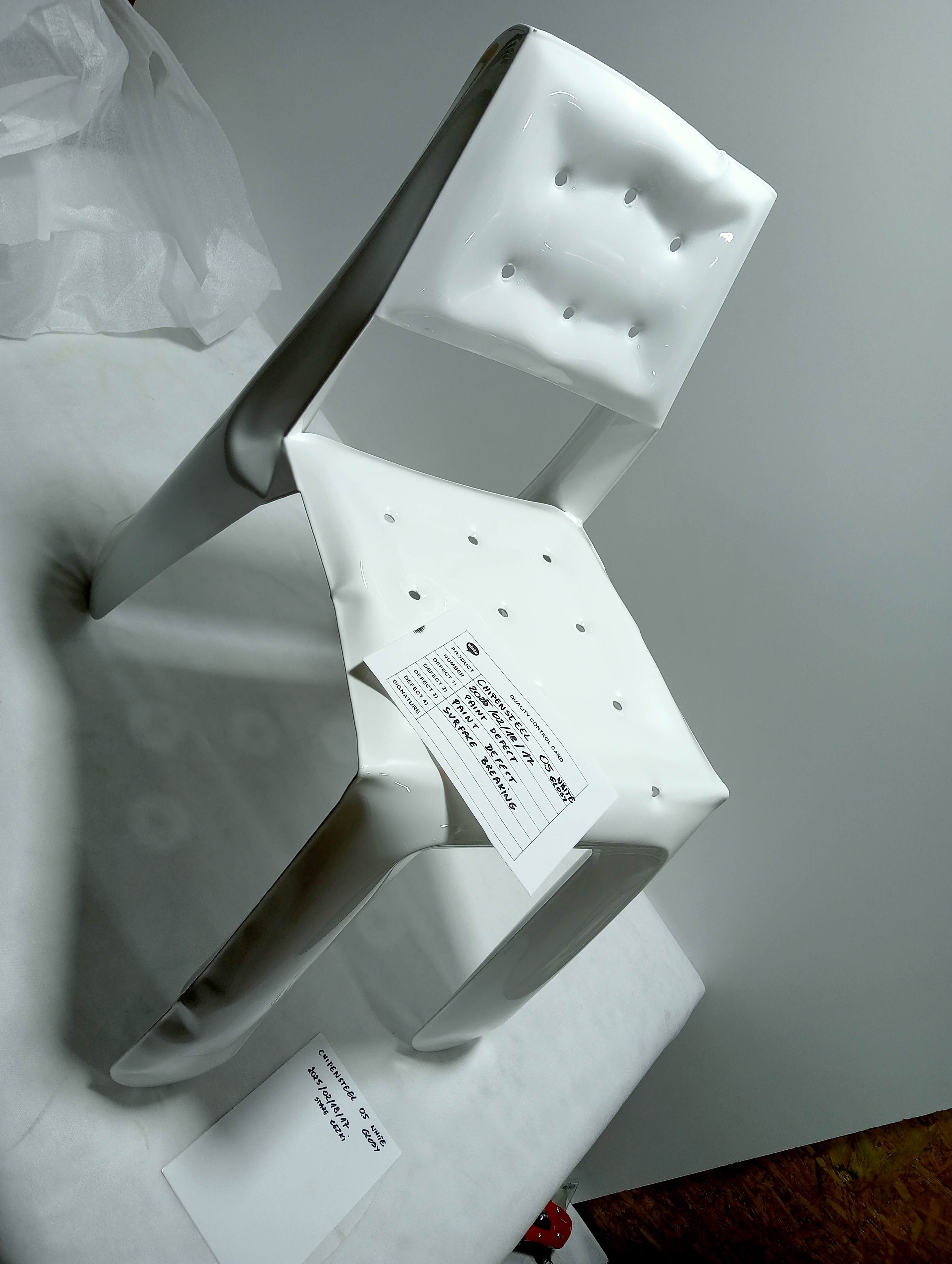 Chippensteel 0.5 Stuhl Stahl Schwarz Glänzend