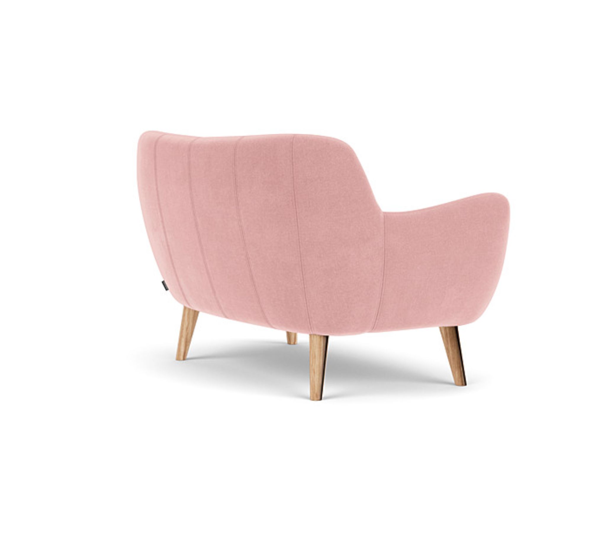 Herman Sofa 2-Sitzer Forest Rosa