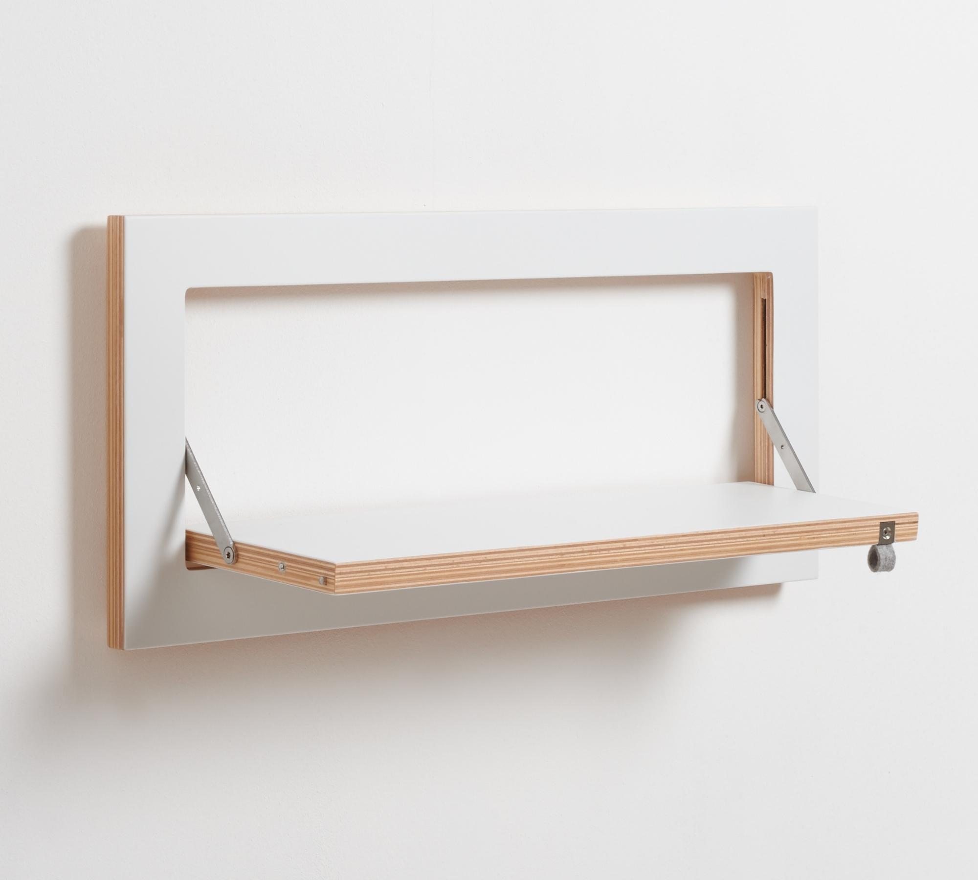 Fläpps Regal Holz Weiß 60 x 27 cm