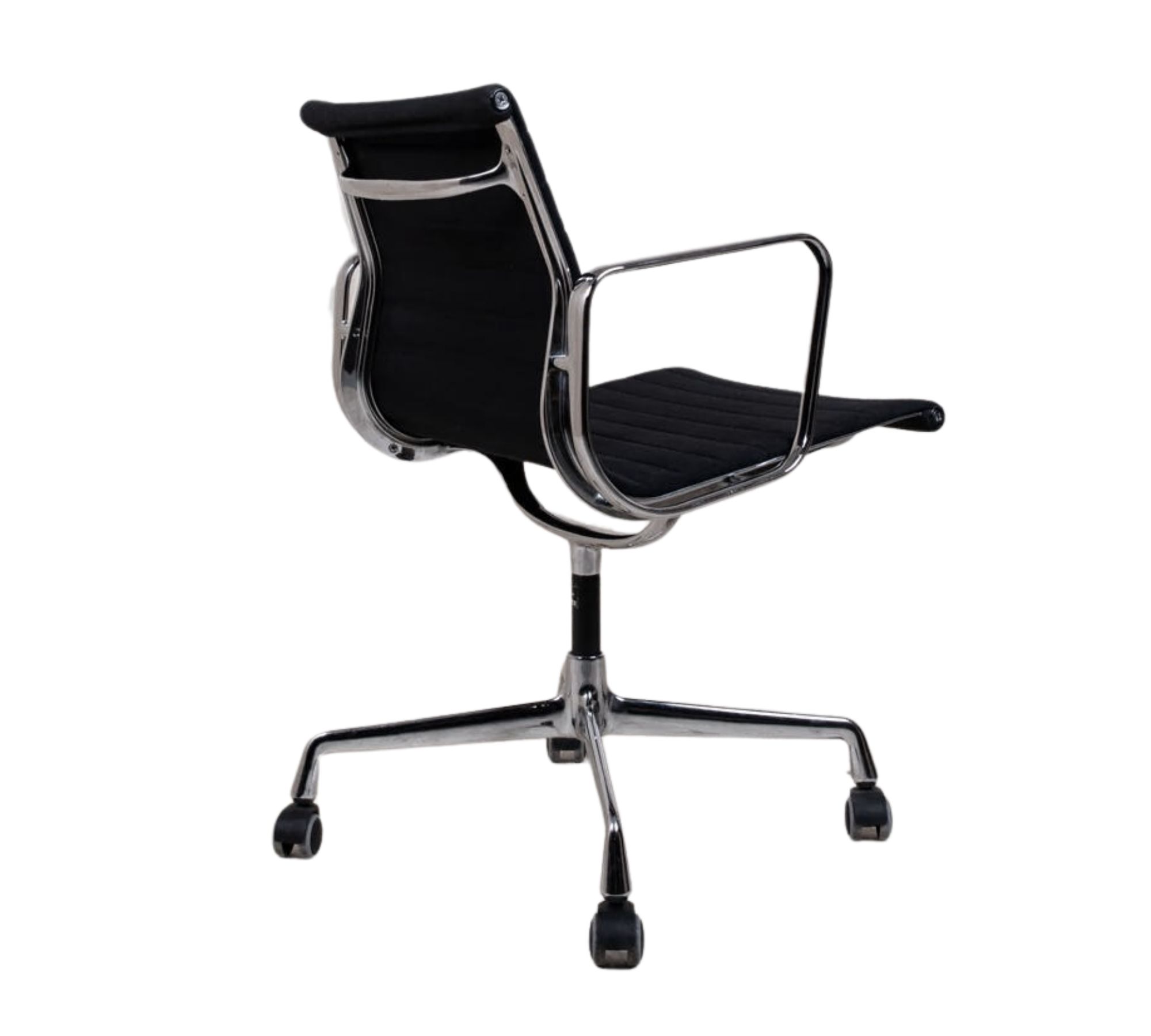 Eames EA 108 Aluminium Chair Drehbar Schwarz
