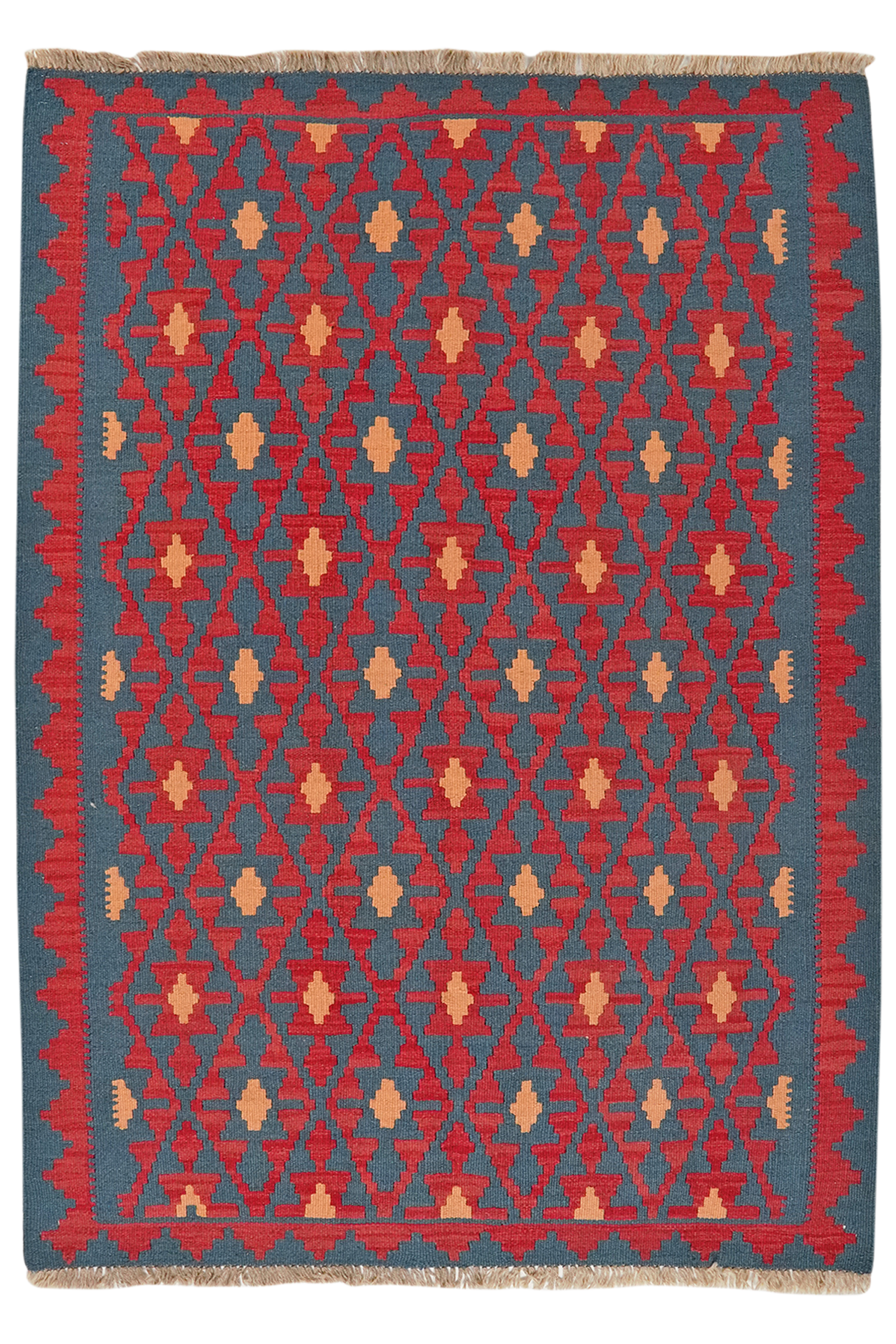 Kilim Gashgai Teppich Mehrfarbig