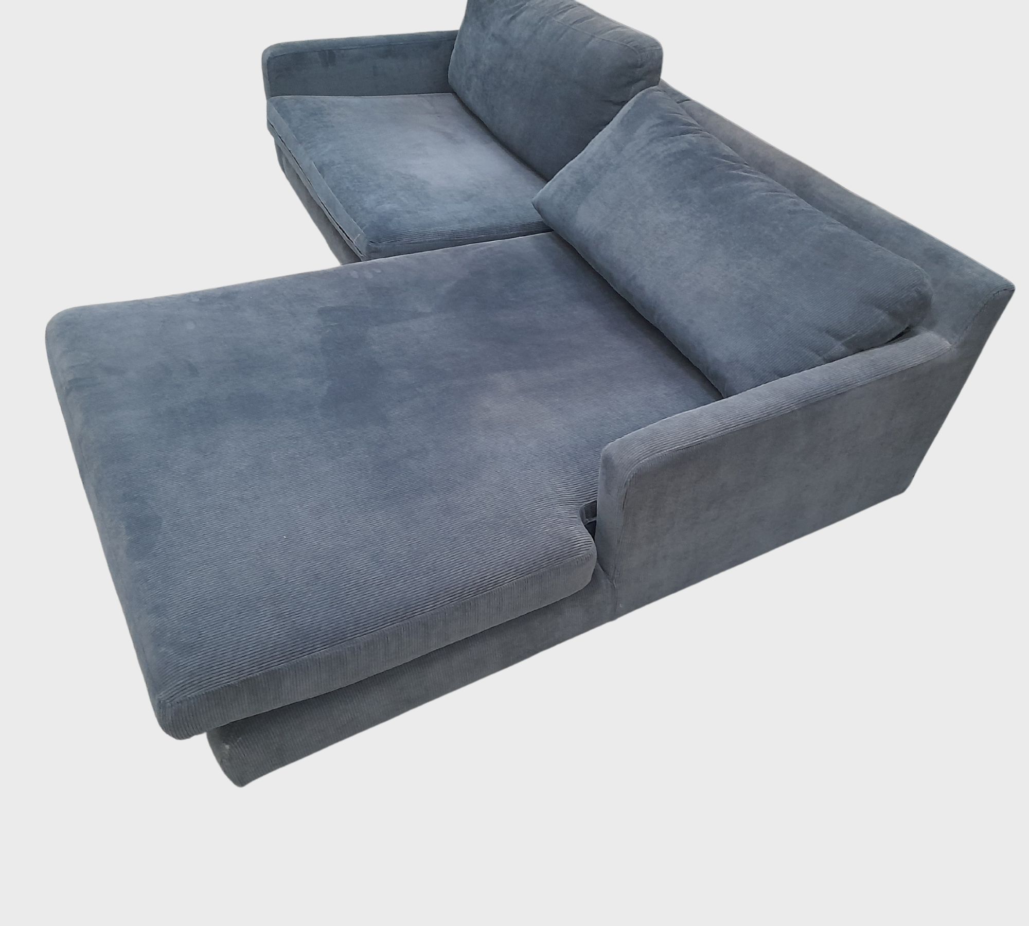 Astha Sofa 2-Sitzer Récamiere Rechts Sorento Steel Blue