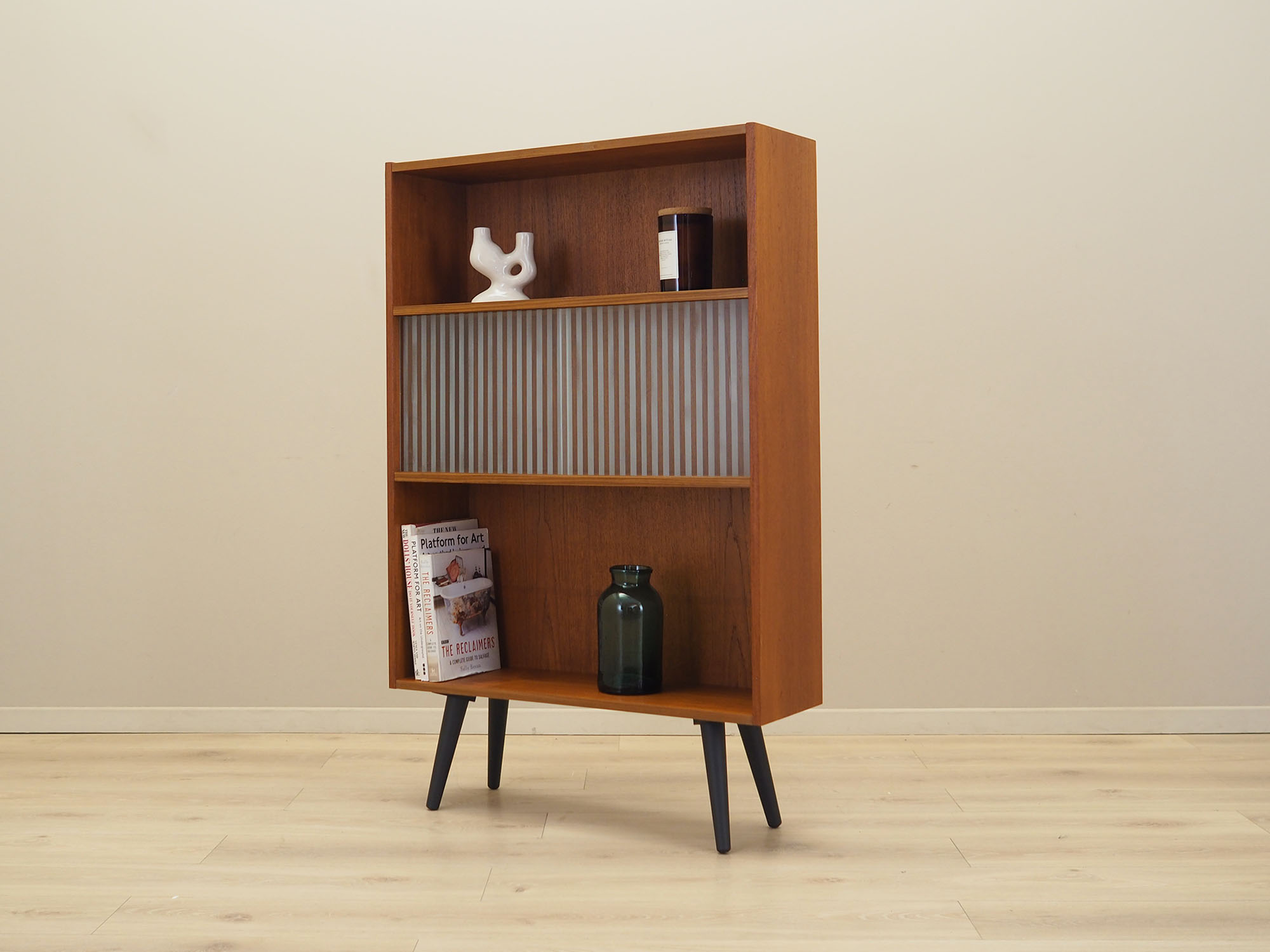 Bücherregal Teakholz 1960er Jahre