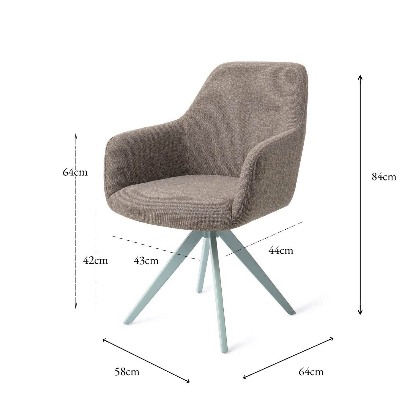 Hiroo Esszimmerstuhl Foggy Fusion