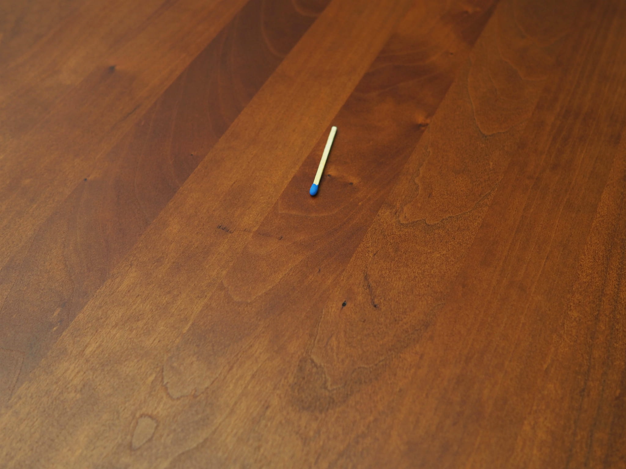 Vintage Cherry Wood Brown Table 1970s