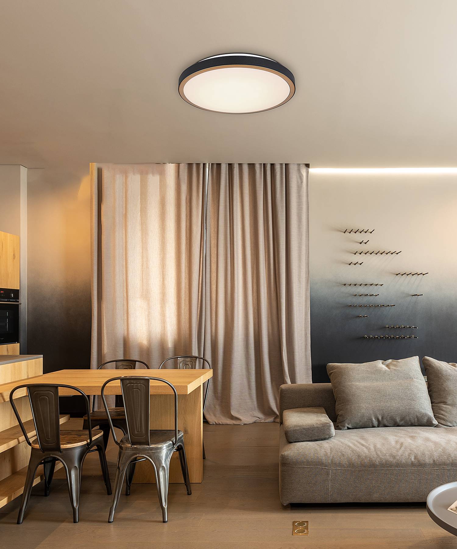 Sammi Ceiling Light Iron Acrylic Glass 1-bulb 42 cm