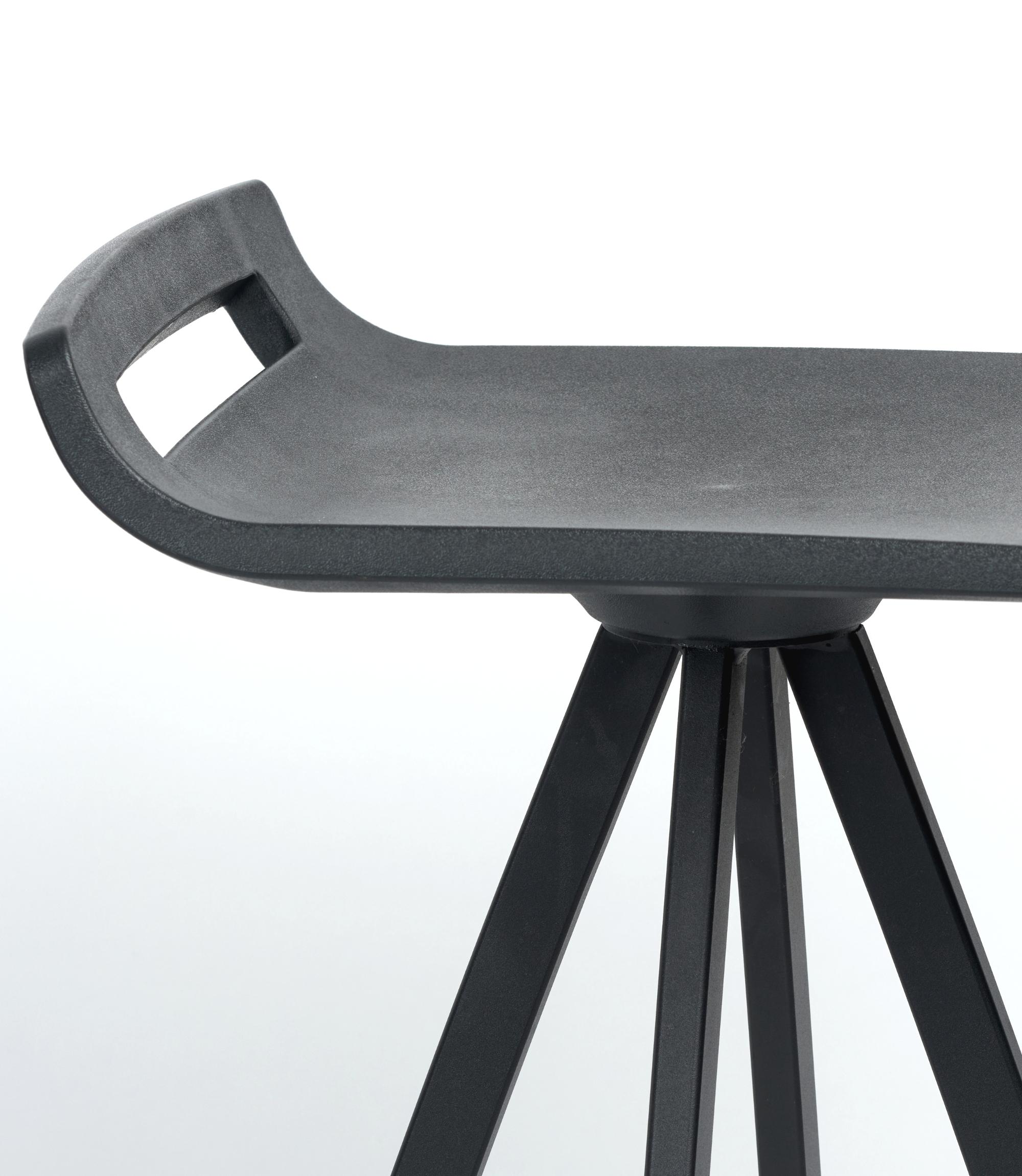 Drehbarer Barhocker Schwarz