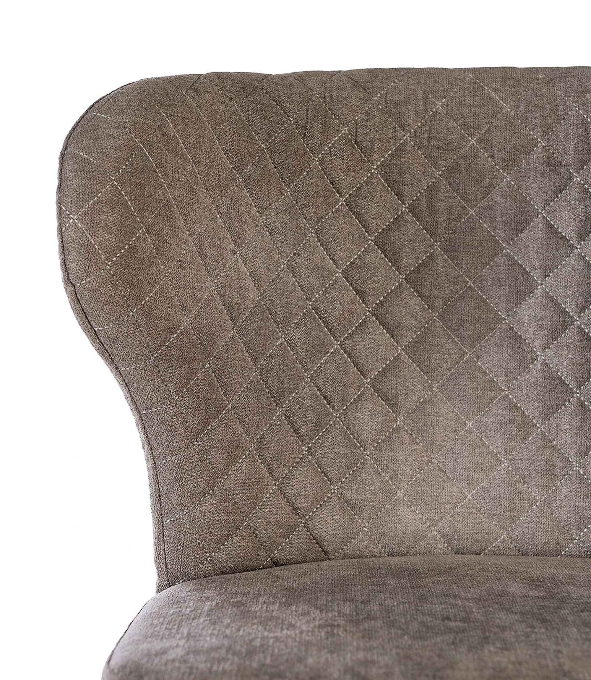 Barstuhl Textil Metall Taupe