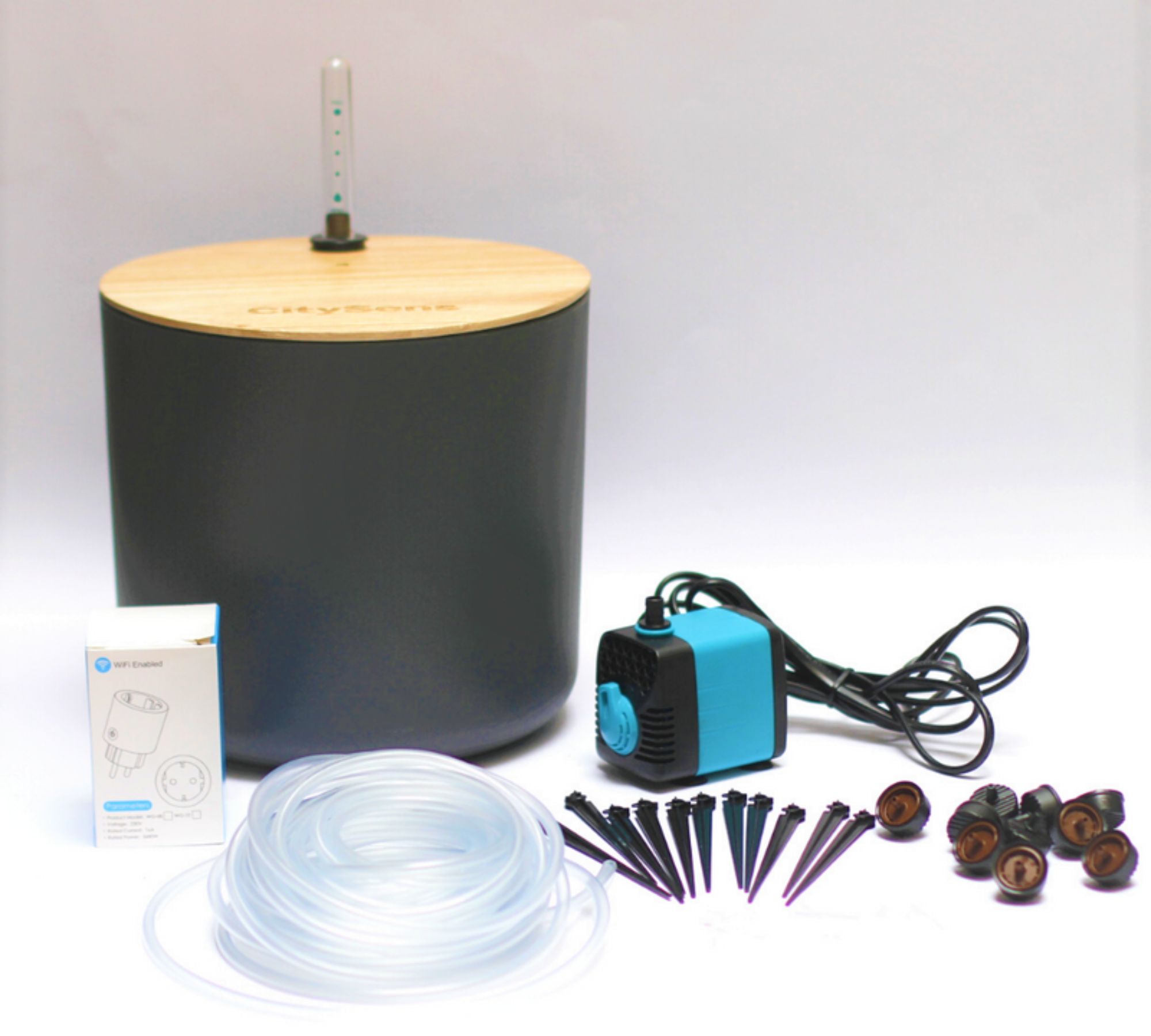 Automatic drip irrigation with Wifi control Grey