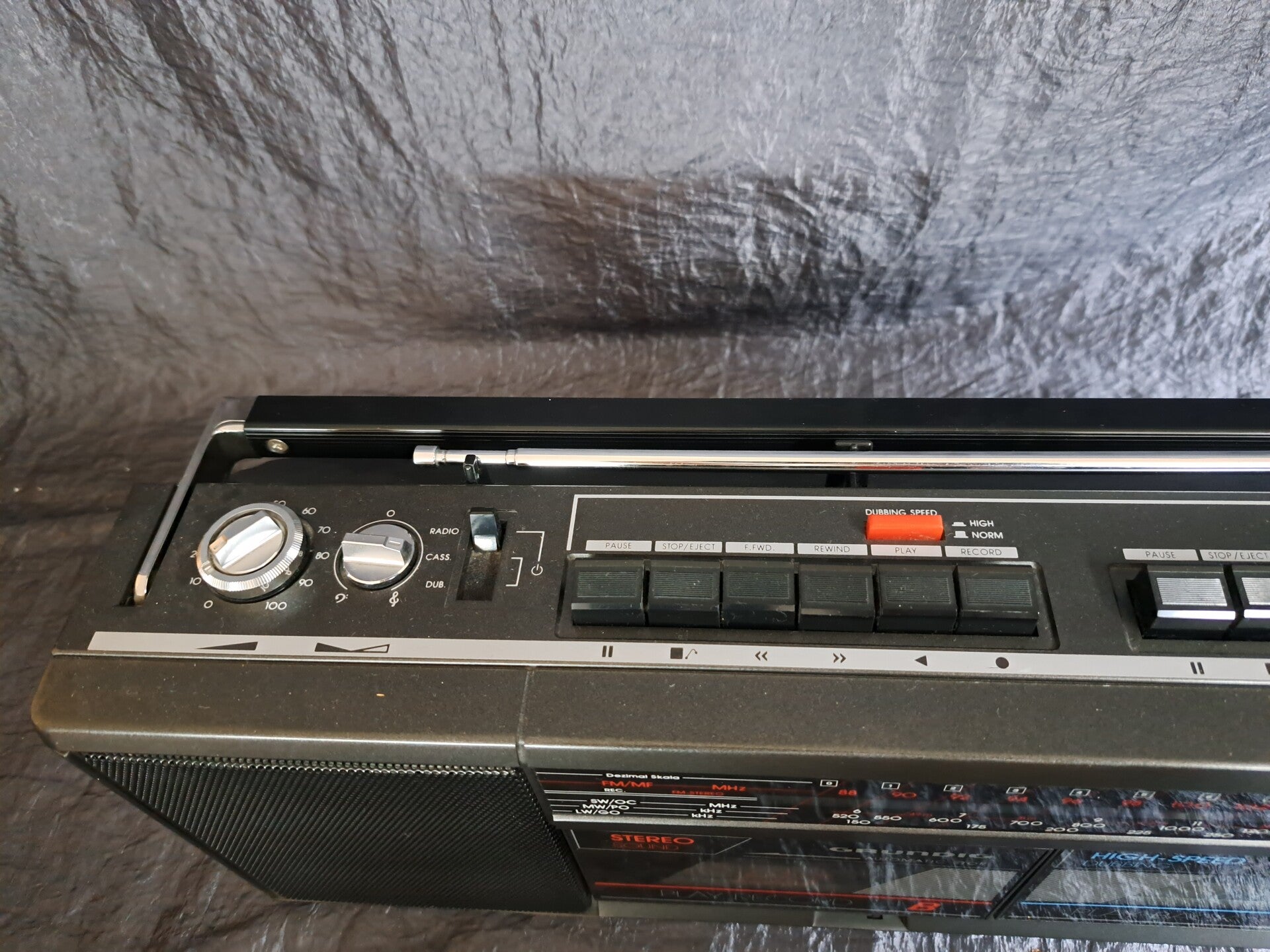 Vintage Radio Grundig Rr-1500 Schwarz