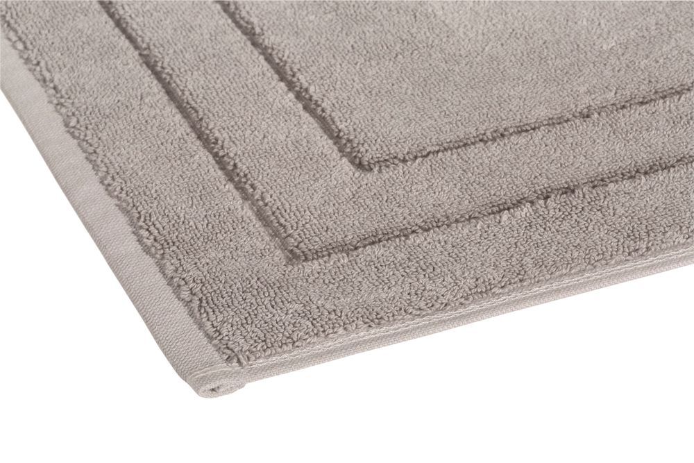 Badematte aus Baumwolle Grau Öko-Tex Standard 100