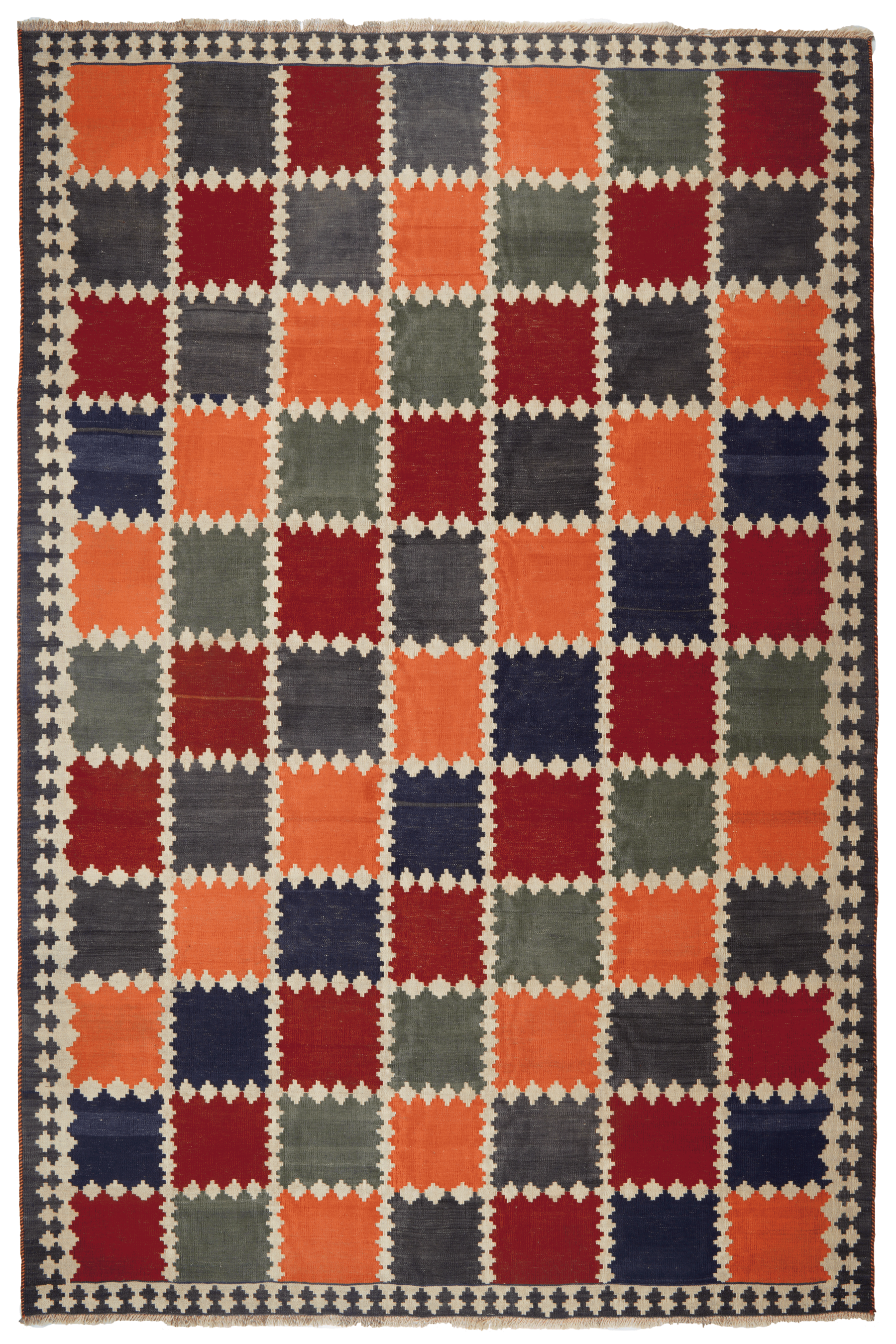 Kilim Gashgai Teppich Mehrfarbig