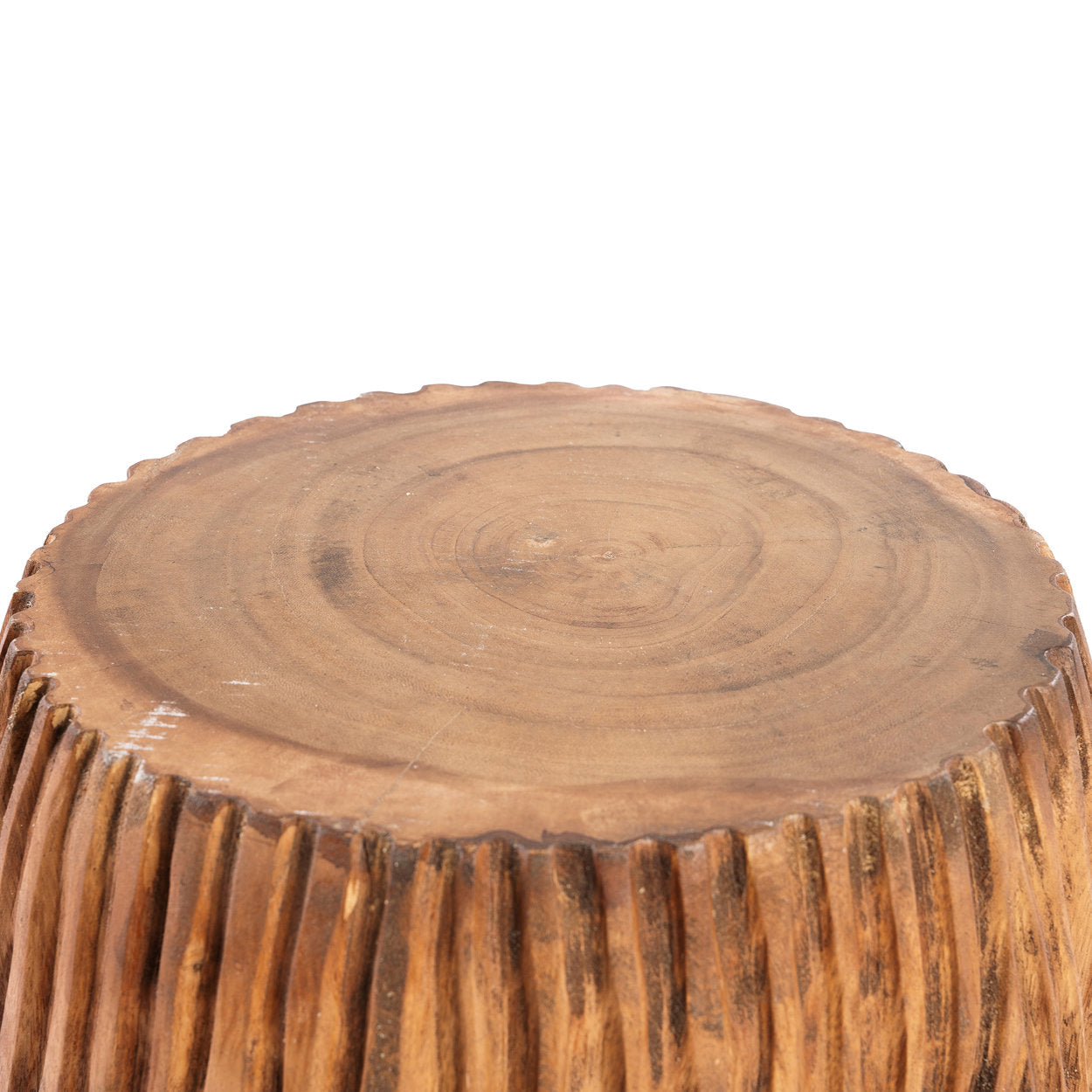 Der Celebes Hocker Natur ø30cm