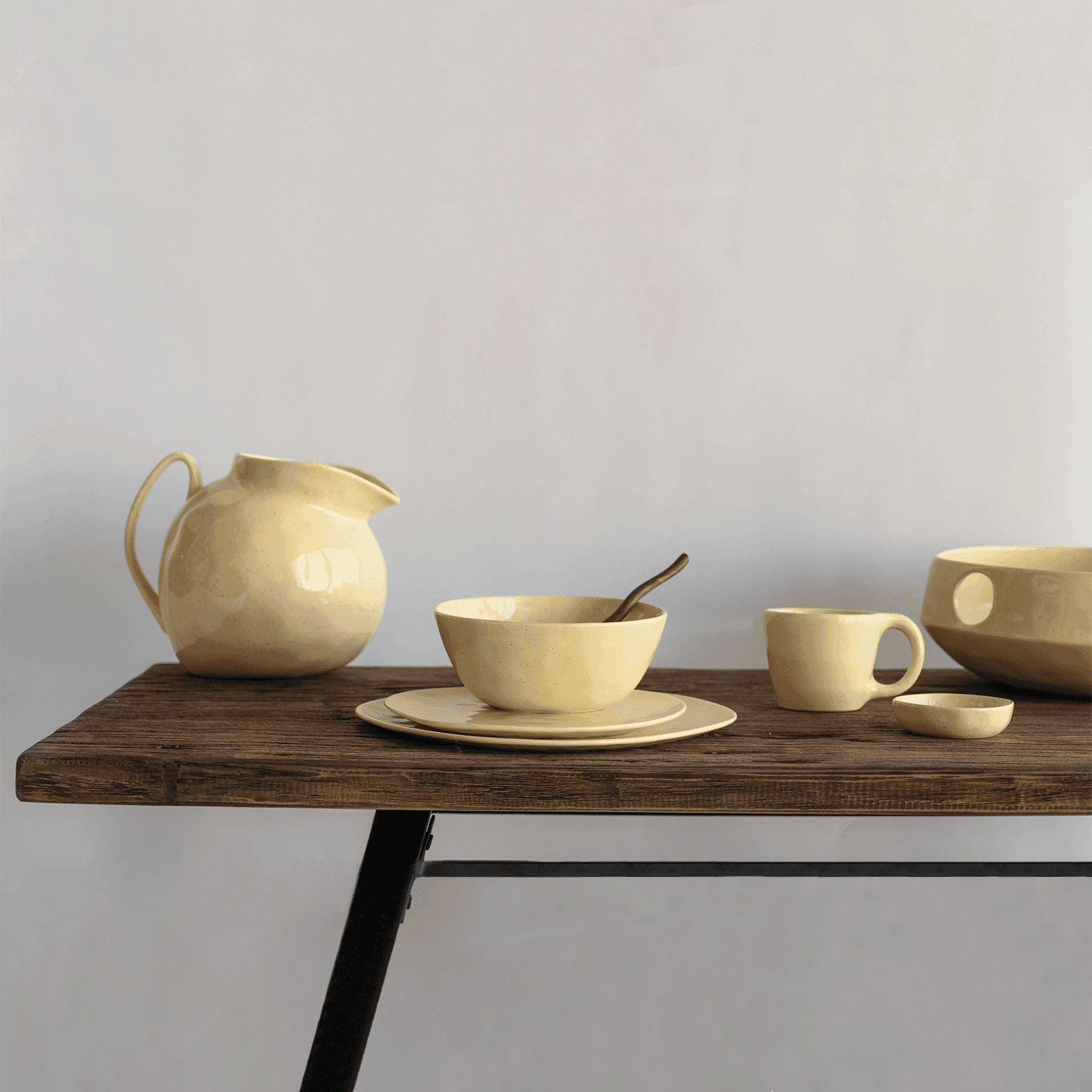 Desk Recycled Wood Acacia Wood