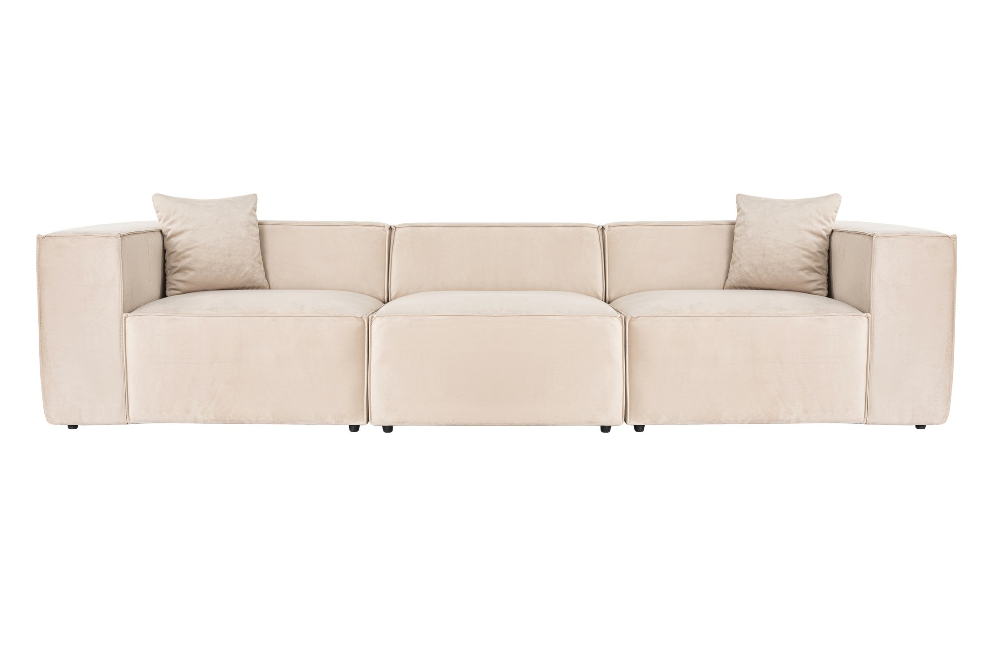 Lora 3-Sitzer Sofa Creme