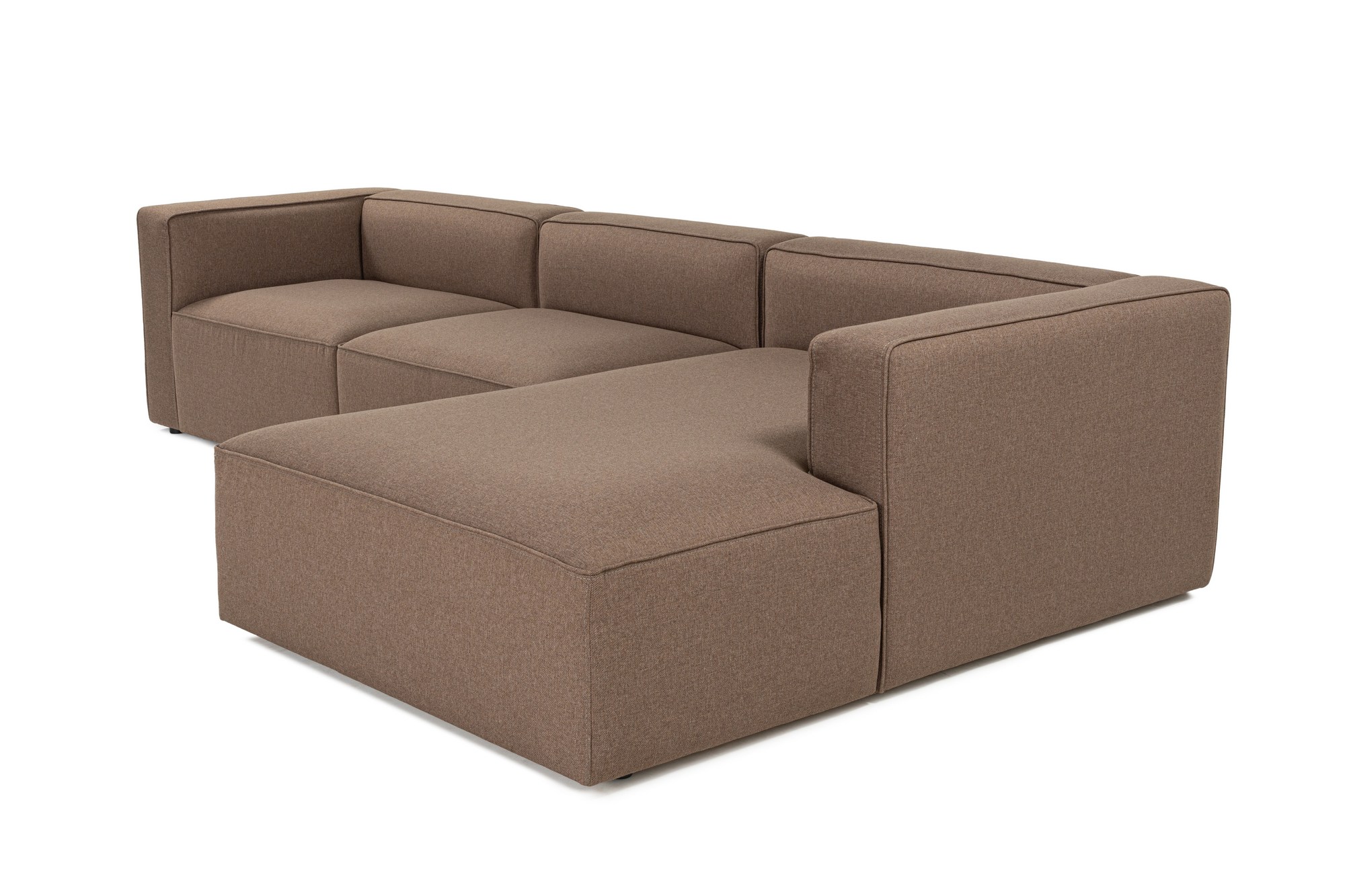 Mora Sofa Rechts Braun