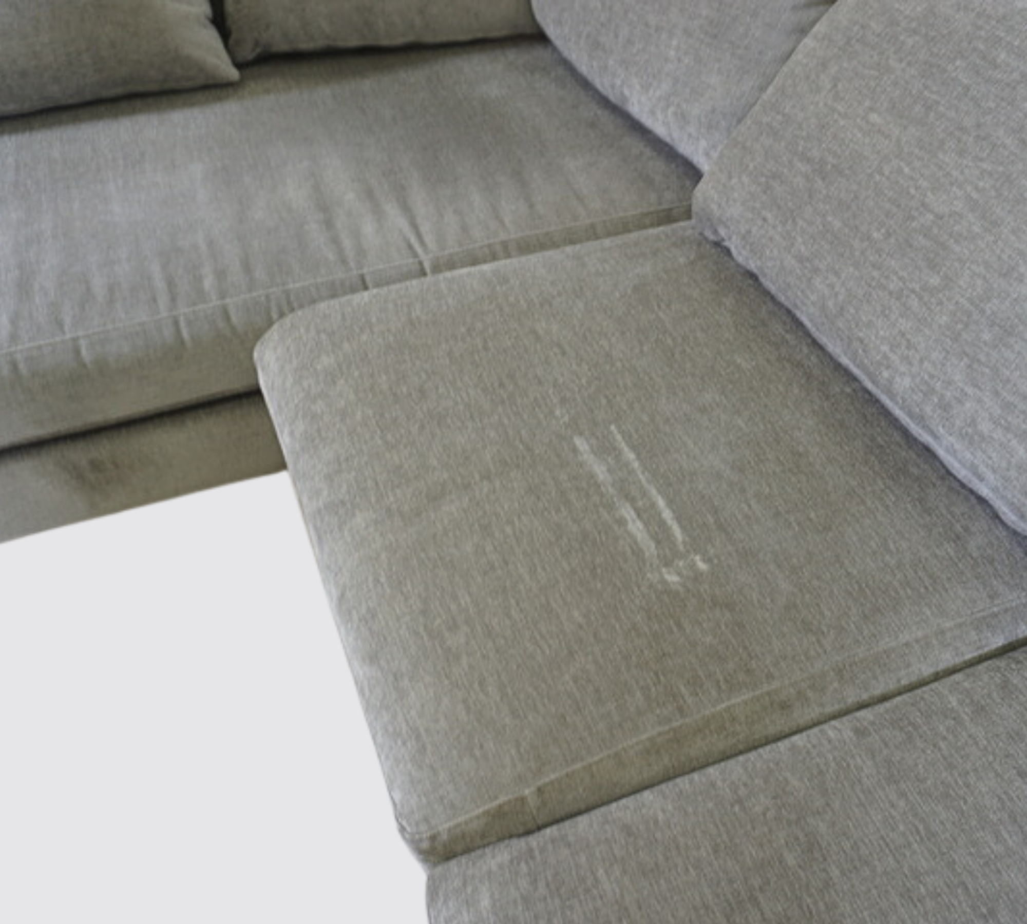 Noa Ecksofa Récamiere Links Planet Grey Green