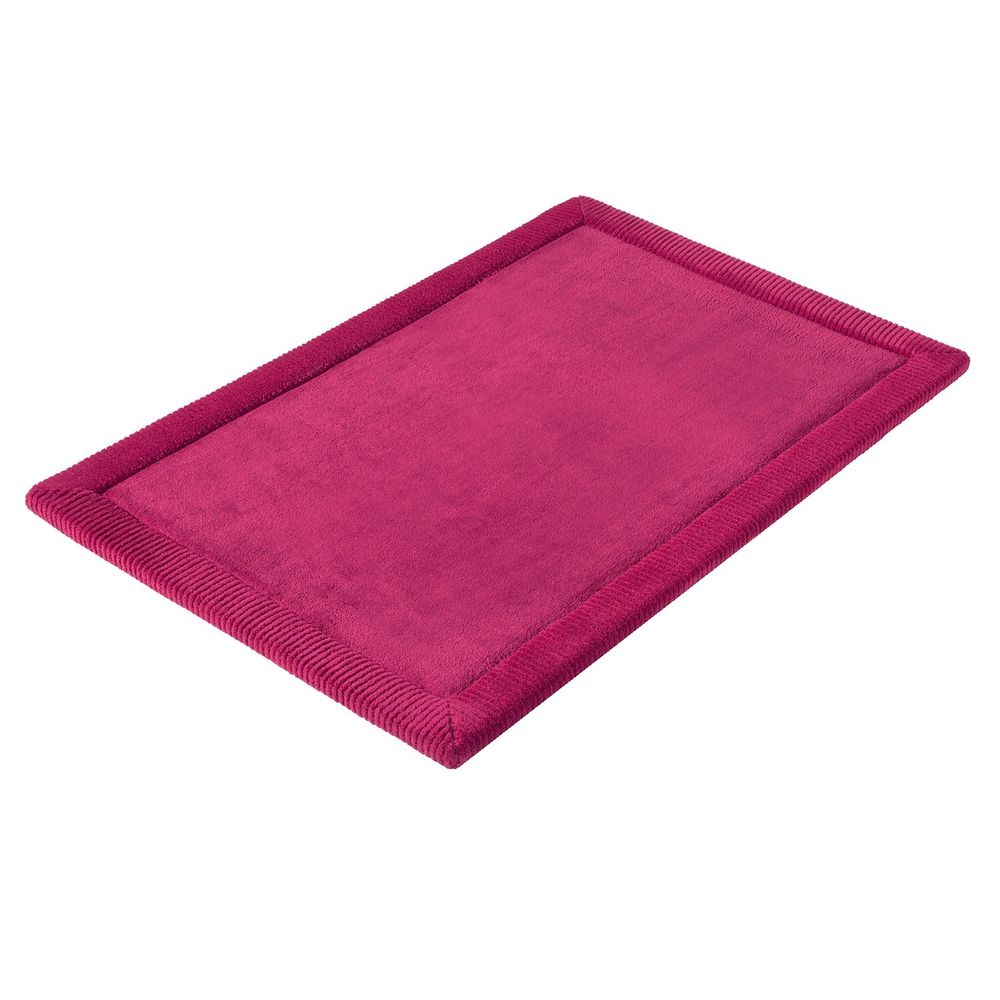 Rutschfeste Microfaser Badematte mit Memory Foam Bordeaux