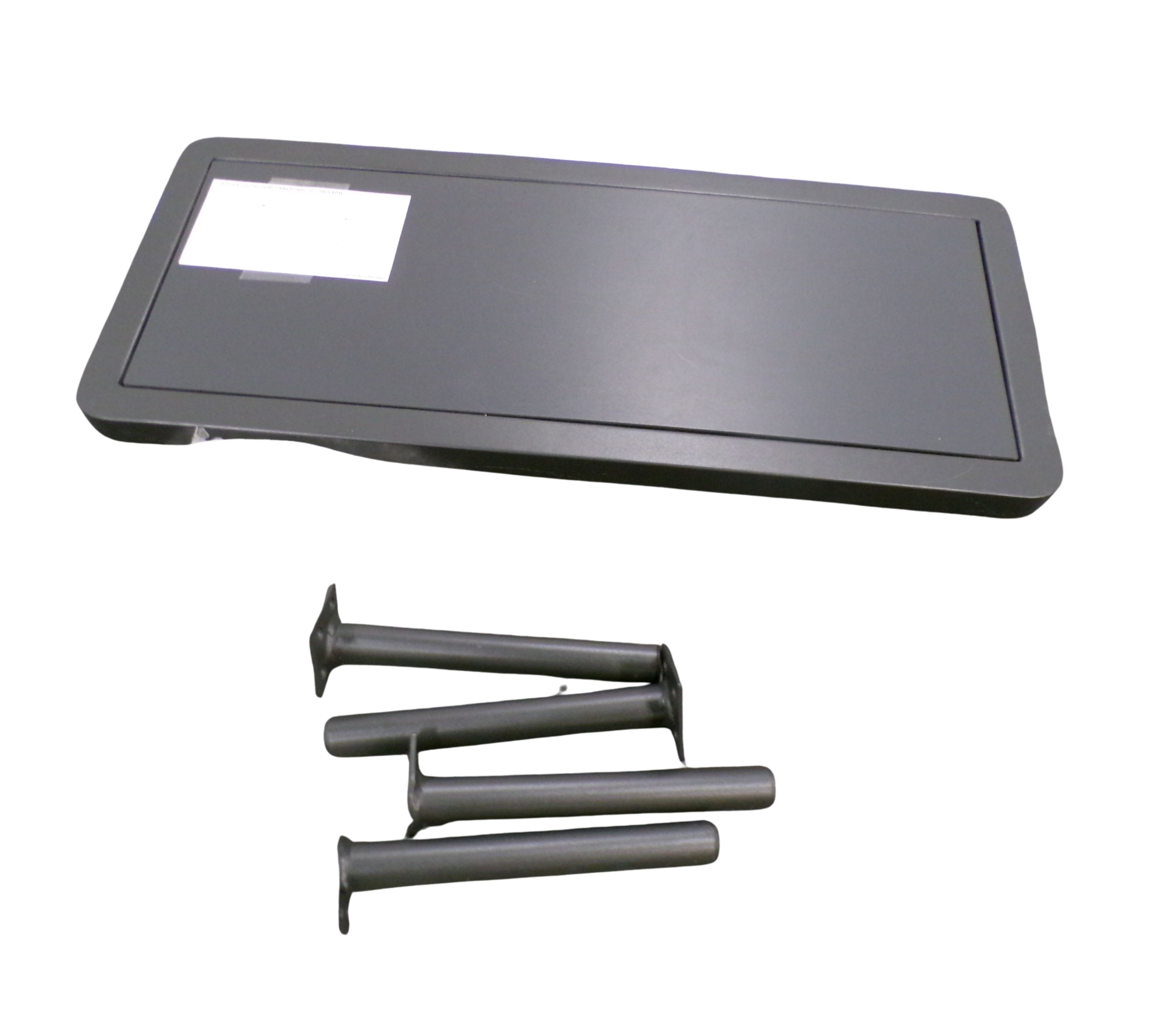 Hadley Outdoor Coffee Table Anthracite Grey Steel 30 x 70 cm