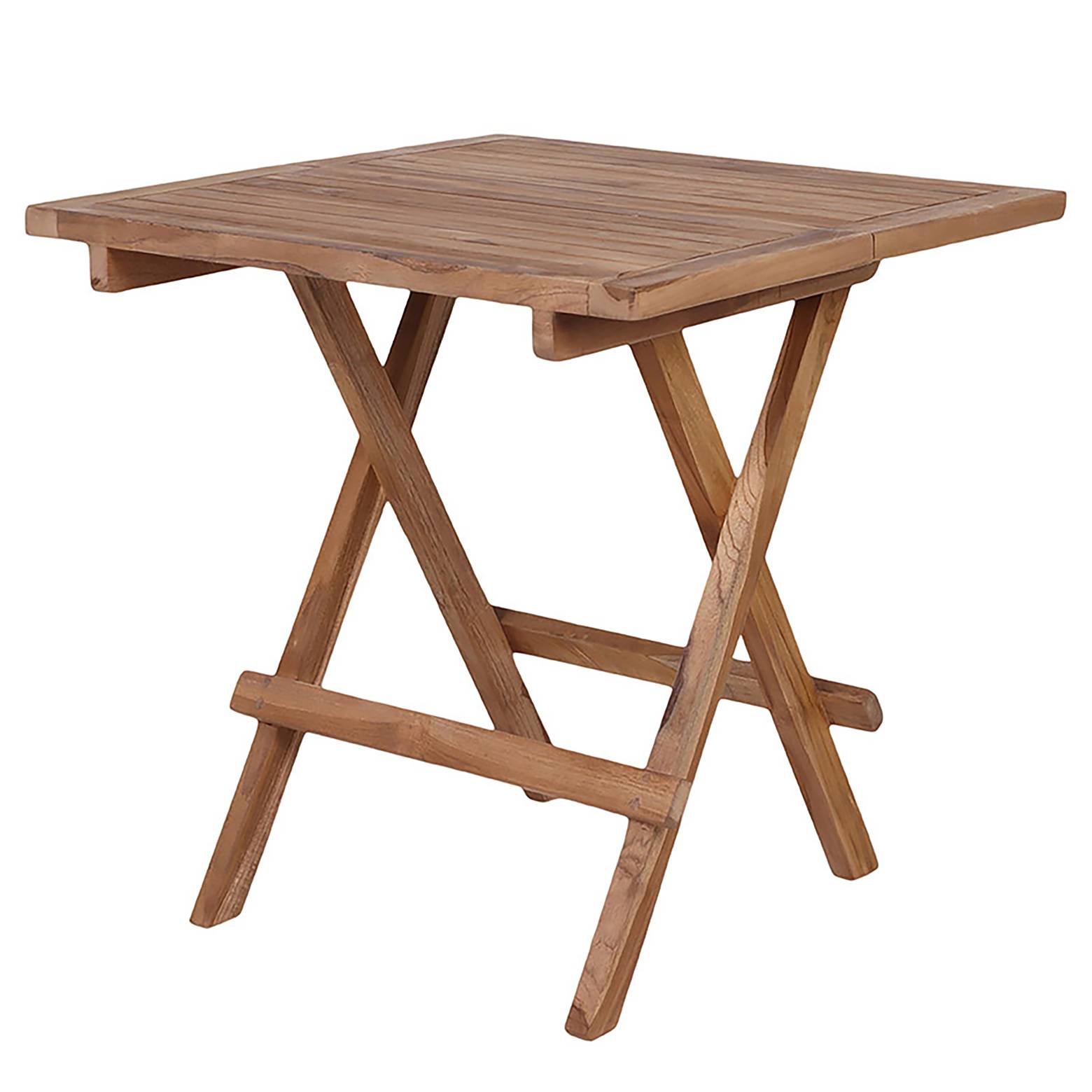 Bilbao Folding Table Teak Wood Brown