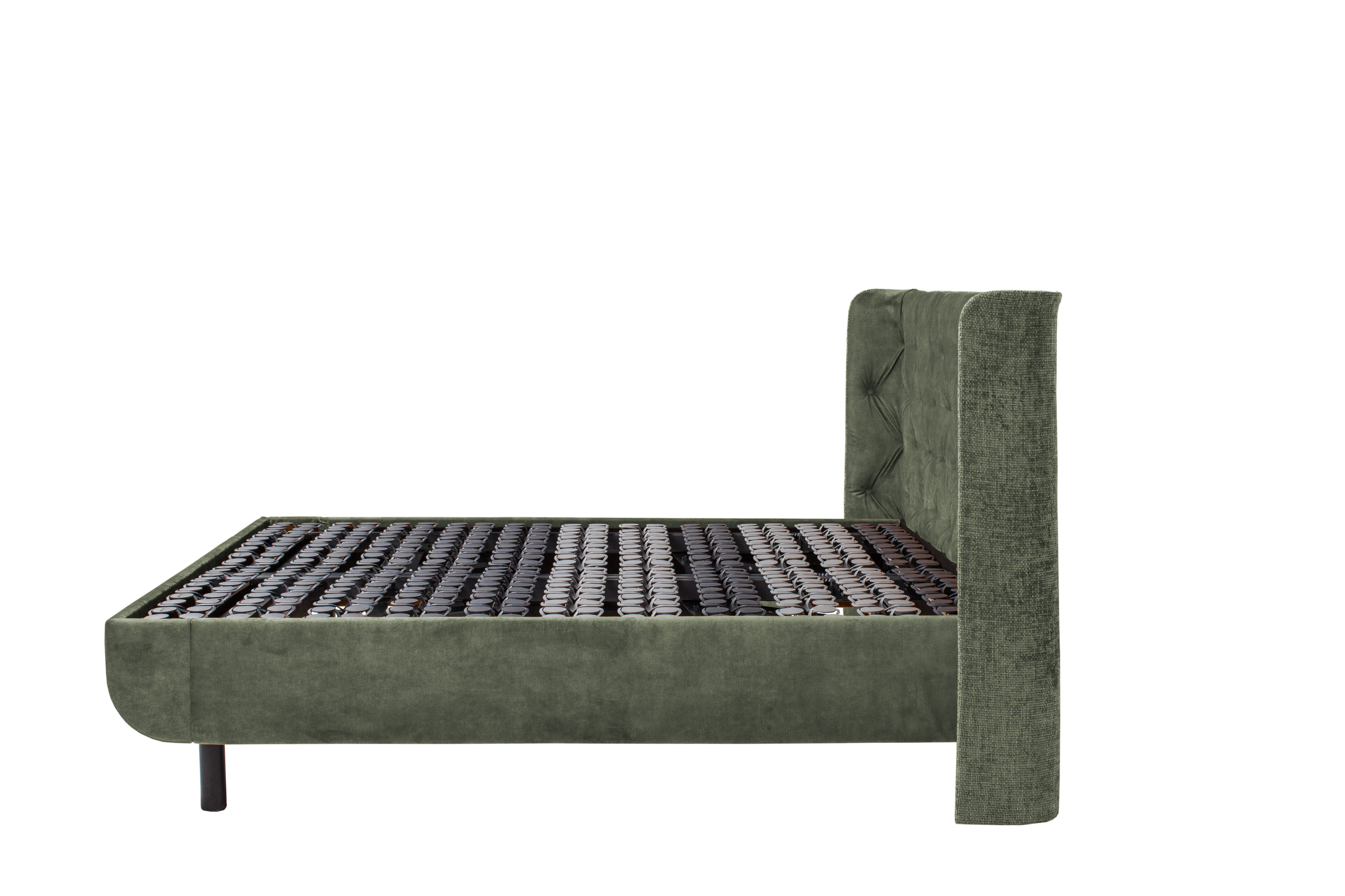 Arc™ Luxury Bett mit starren Rahmen Dunkelgrün 180 x 200