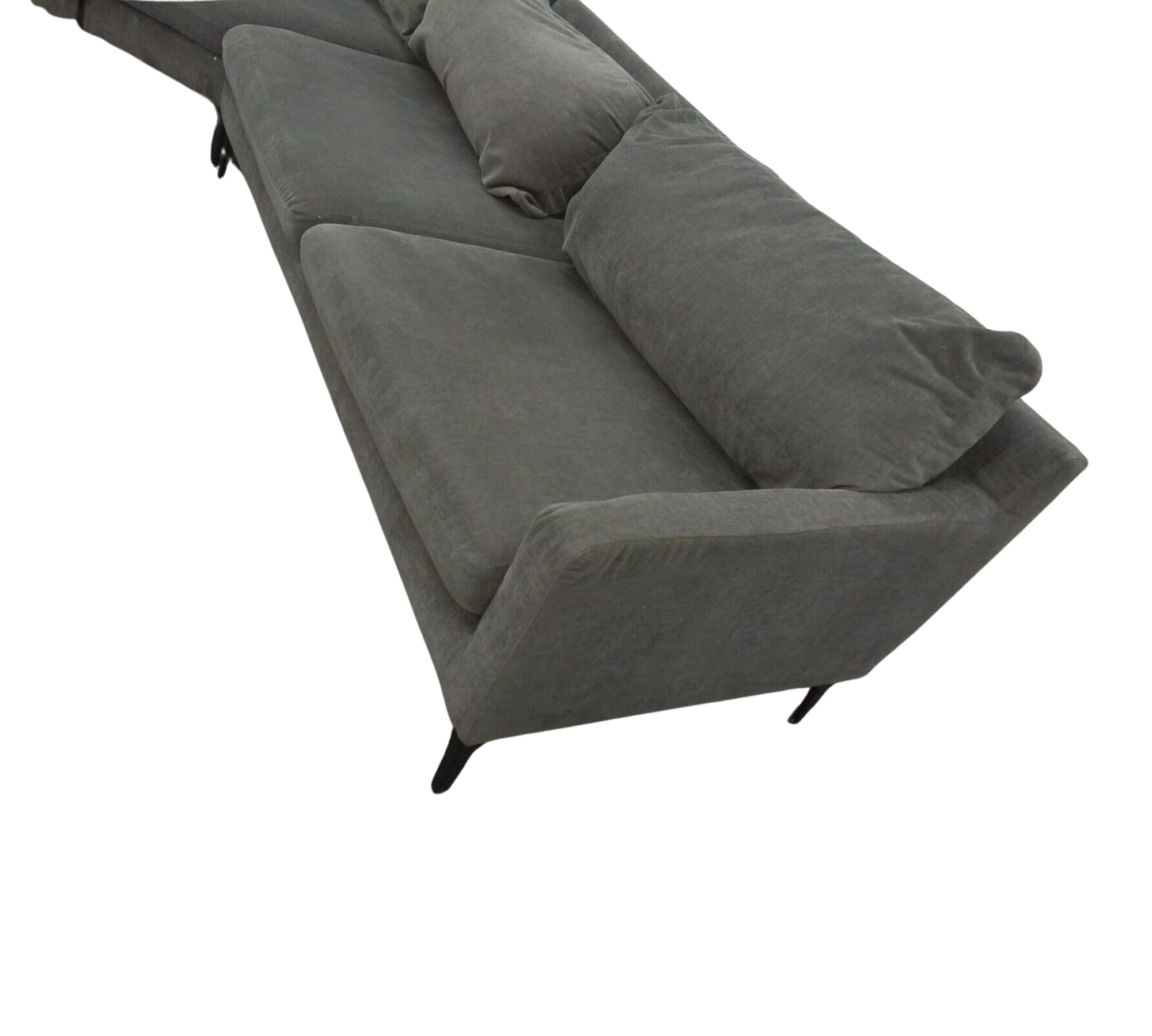 Astha Sofa Récamiere Links Danny Steel Grey