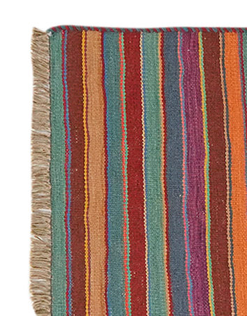 Kilim Gashgai Teppich Mehrfarbig
