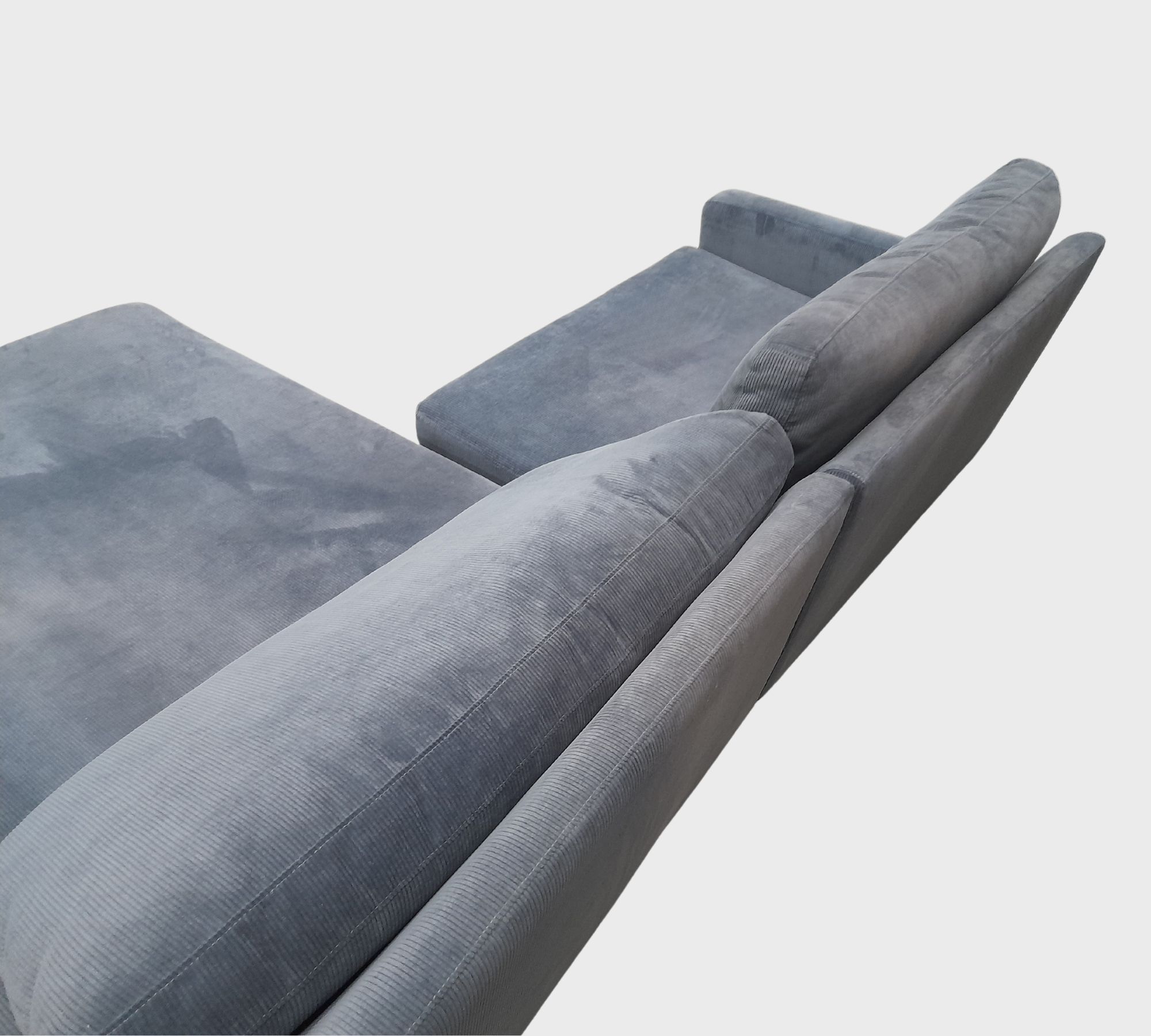 Astha Sofa 2-Sitzer Récamiere Rechts Sorento Steel Blue