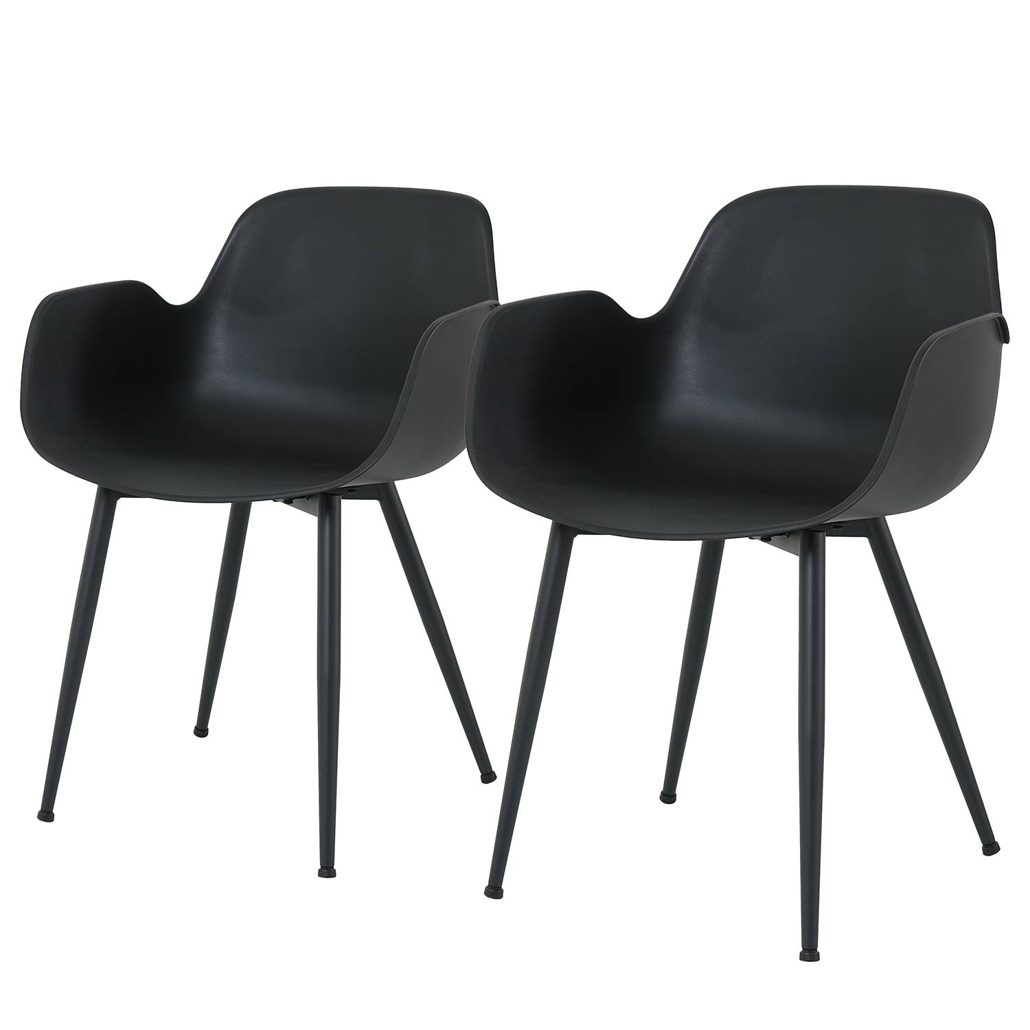 2x Esszimmerstuhl Sandby Schwarz